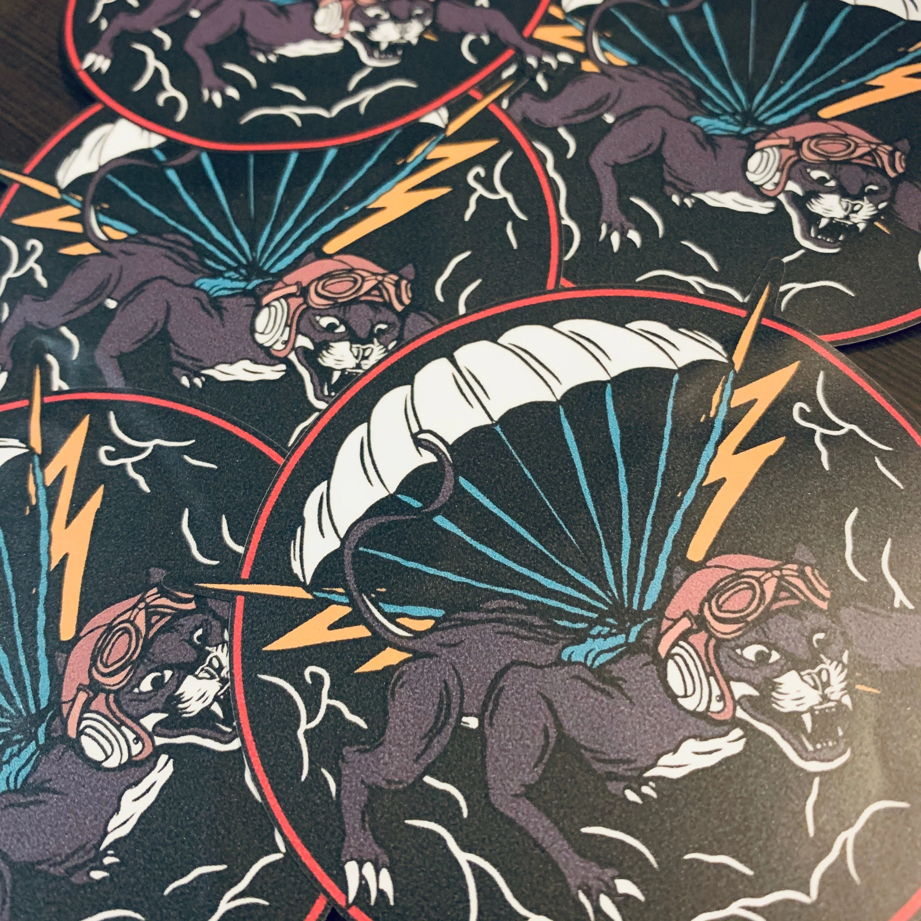 2-503 Cat Patch Remastered Premium Sticker - Image 2