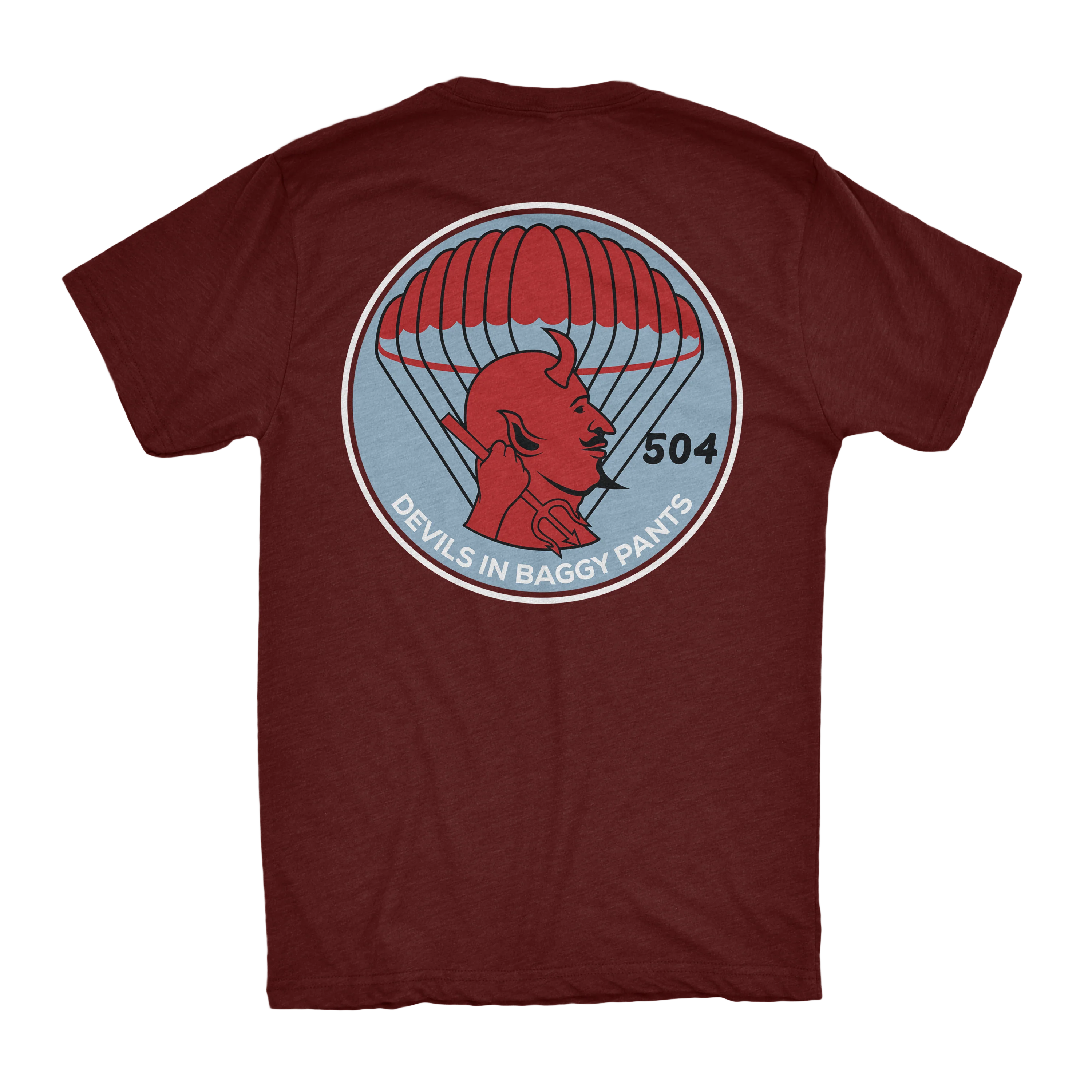 504 Devils Airborne Classic Athletic Shirt - Image 2
