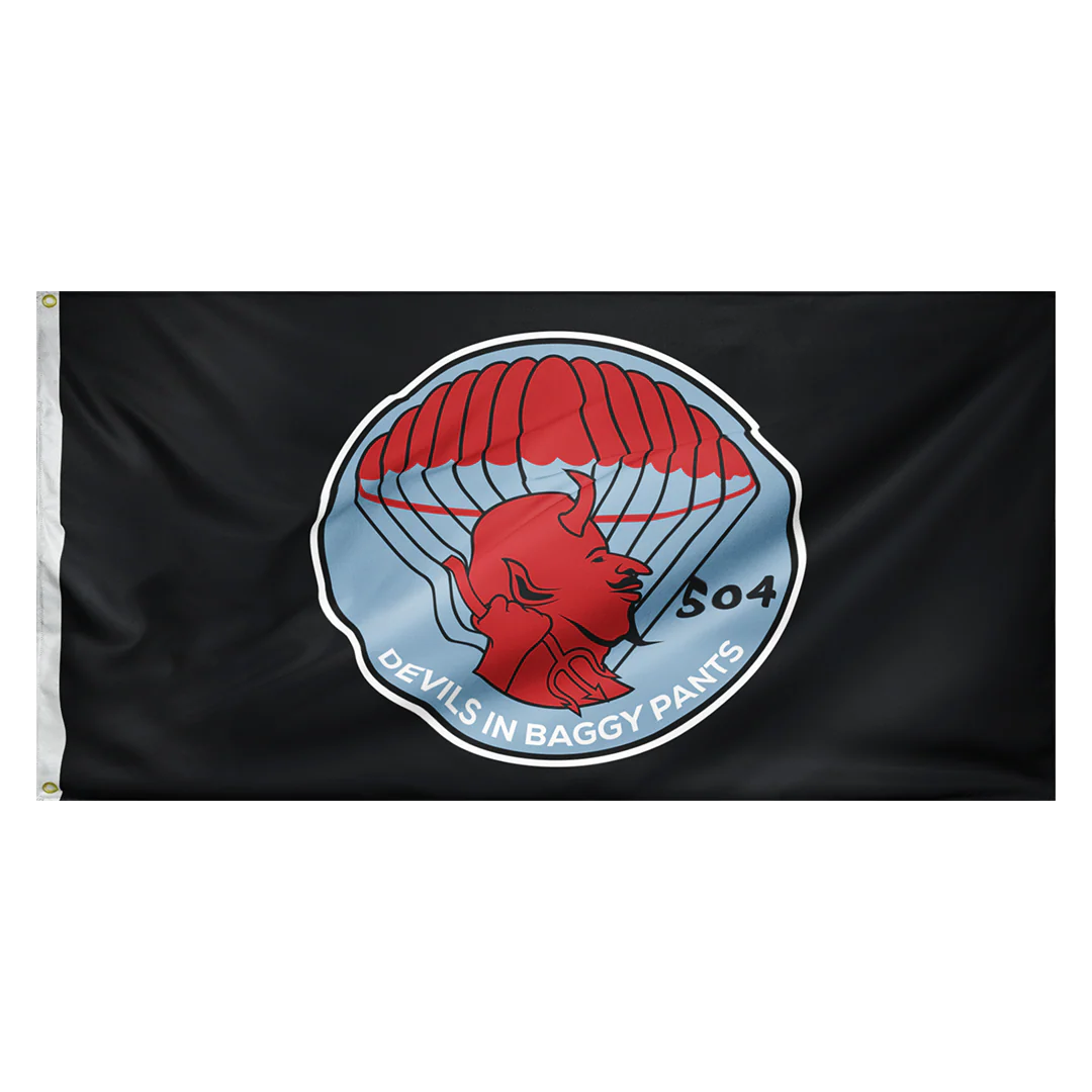 504 Devils Airborne Classic Flag