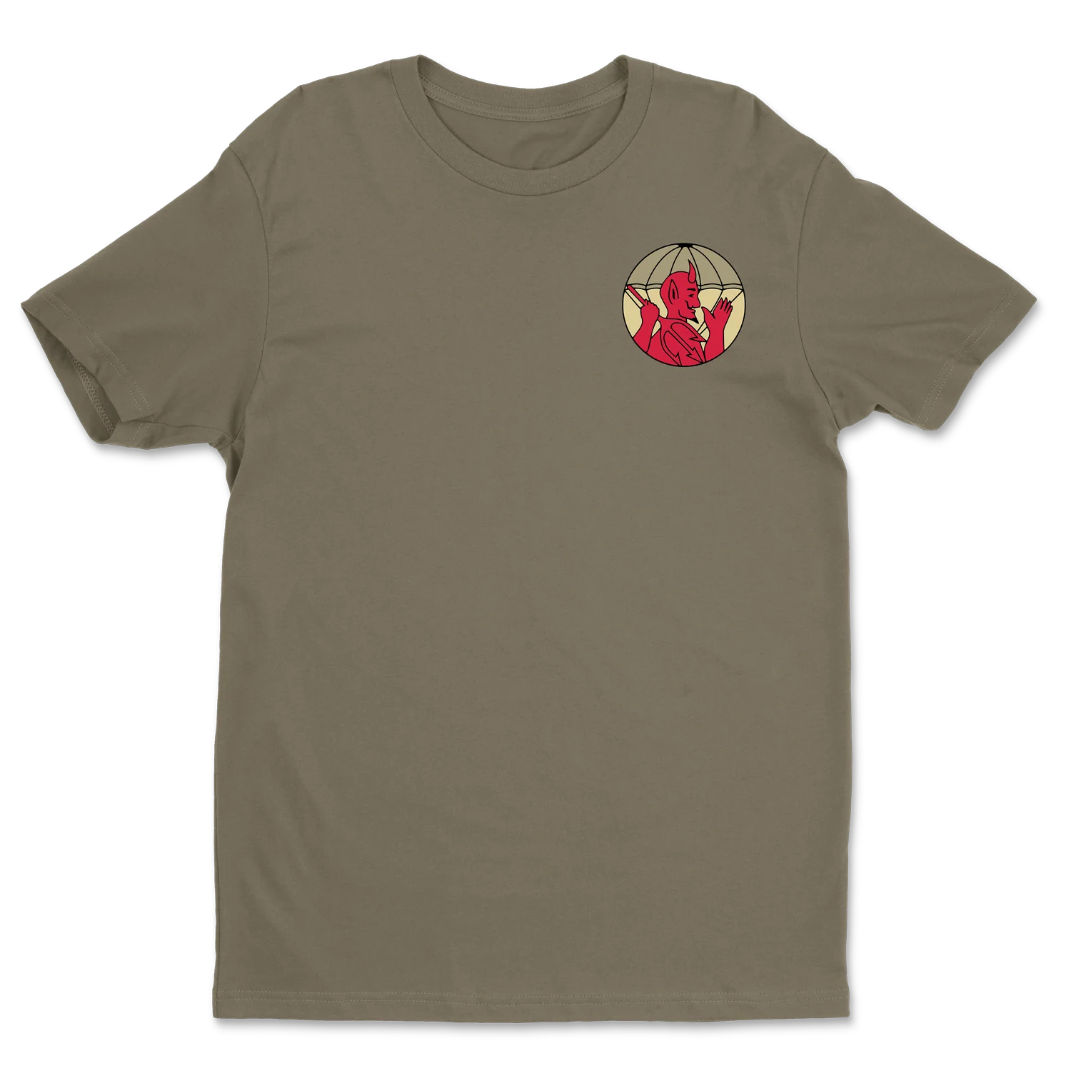 504th Parachute Infantry Regiment Vintage Devil Military Shirt - Image 3