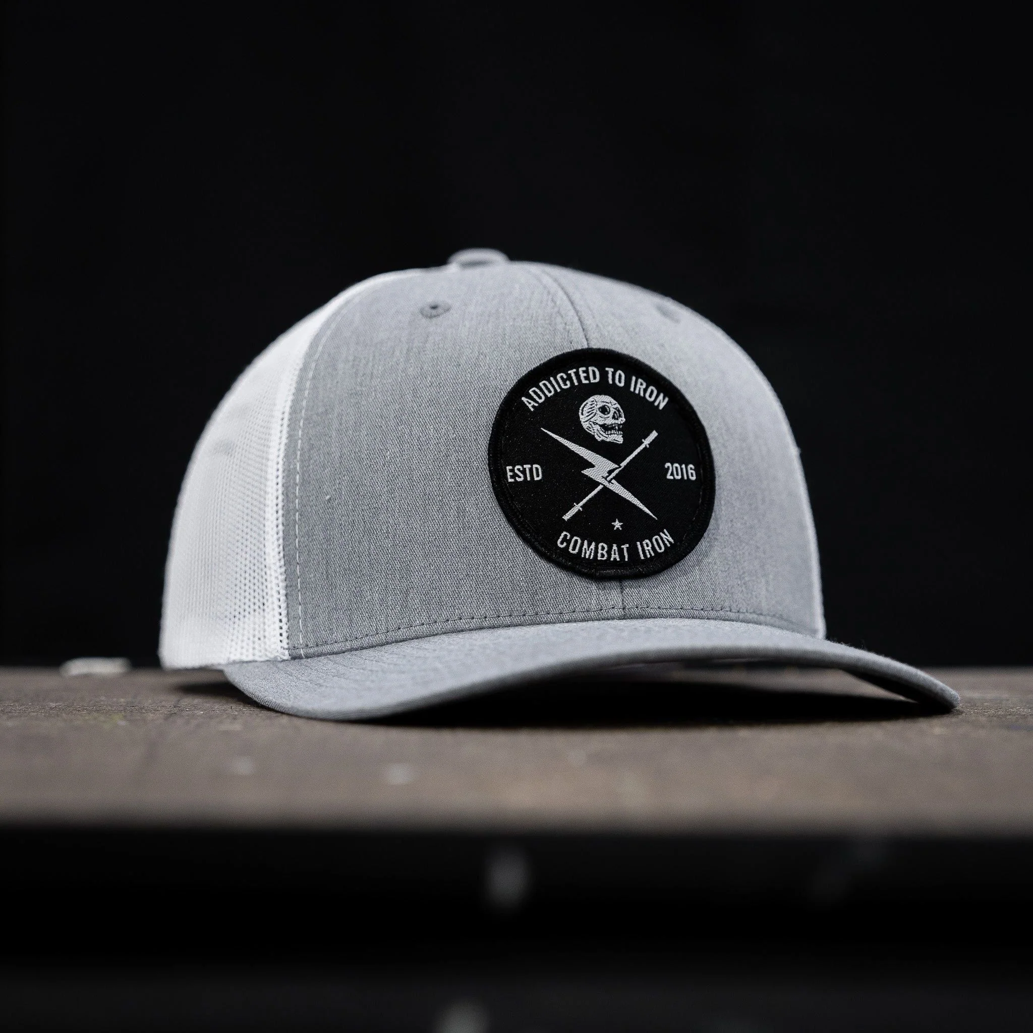 Addicted To Iron Patch Snapback Hat - Image 23