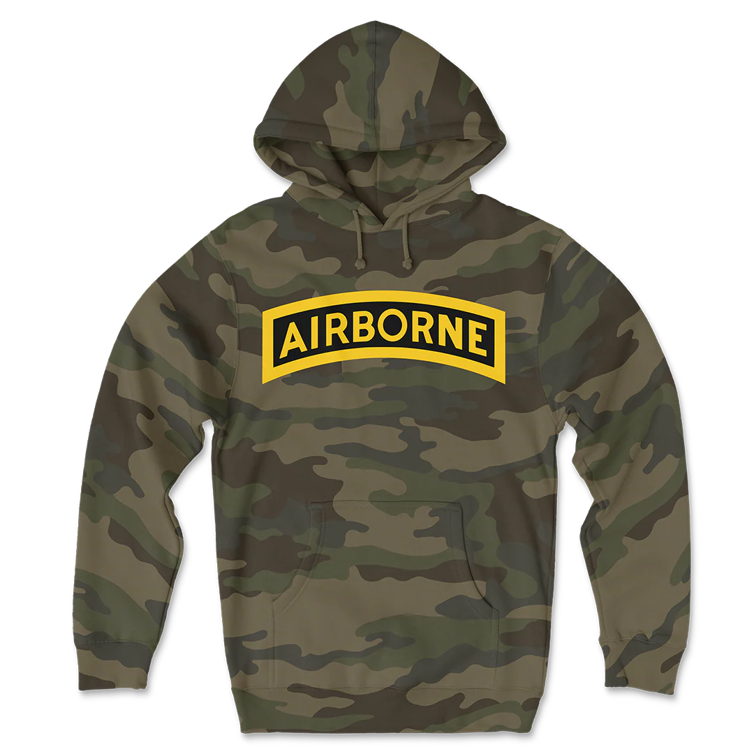 Airborne Tab Camo Hoodie - Image 2