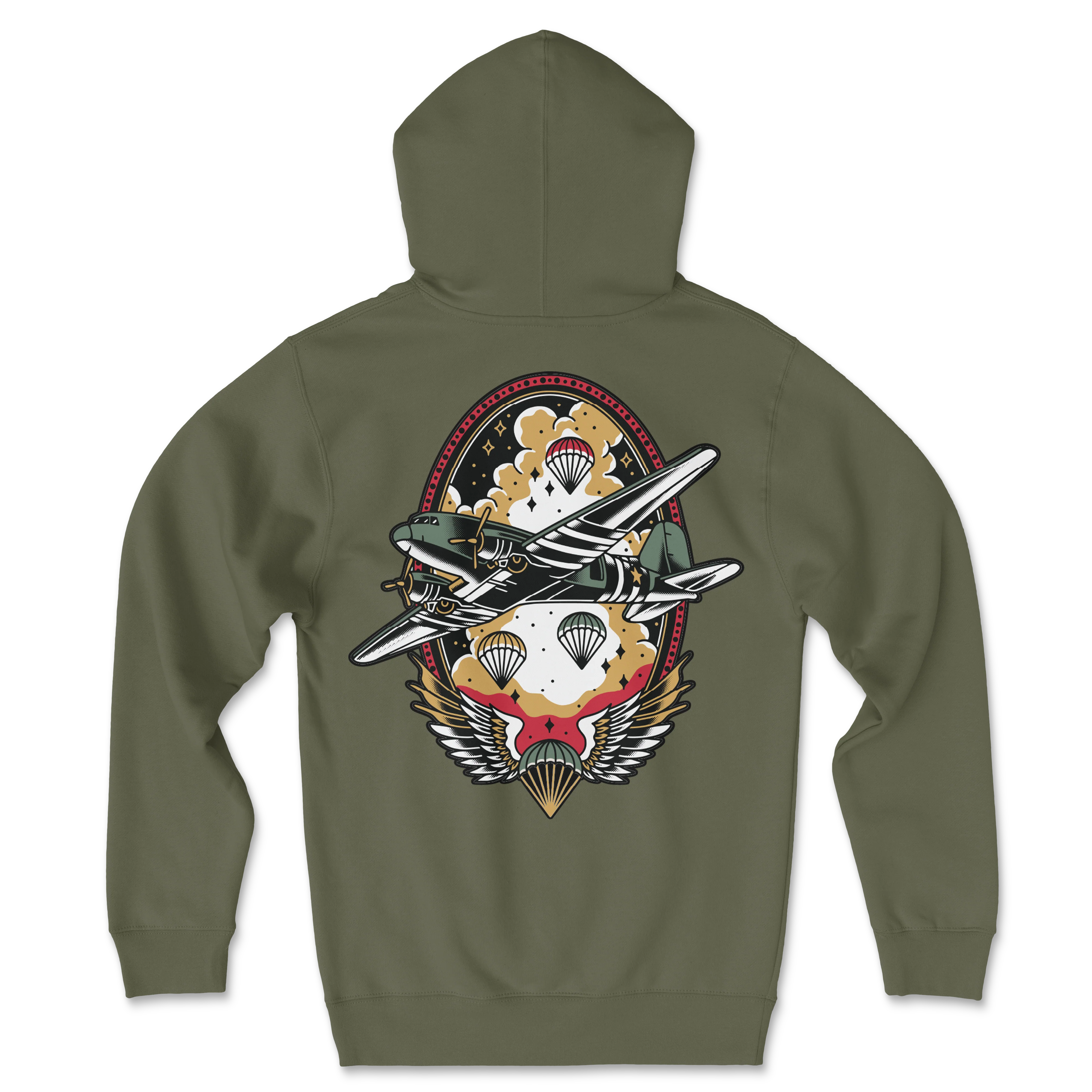 Airborne Traditional Hoodie - Image 7