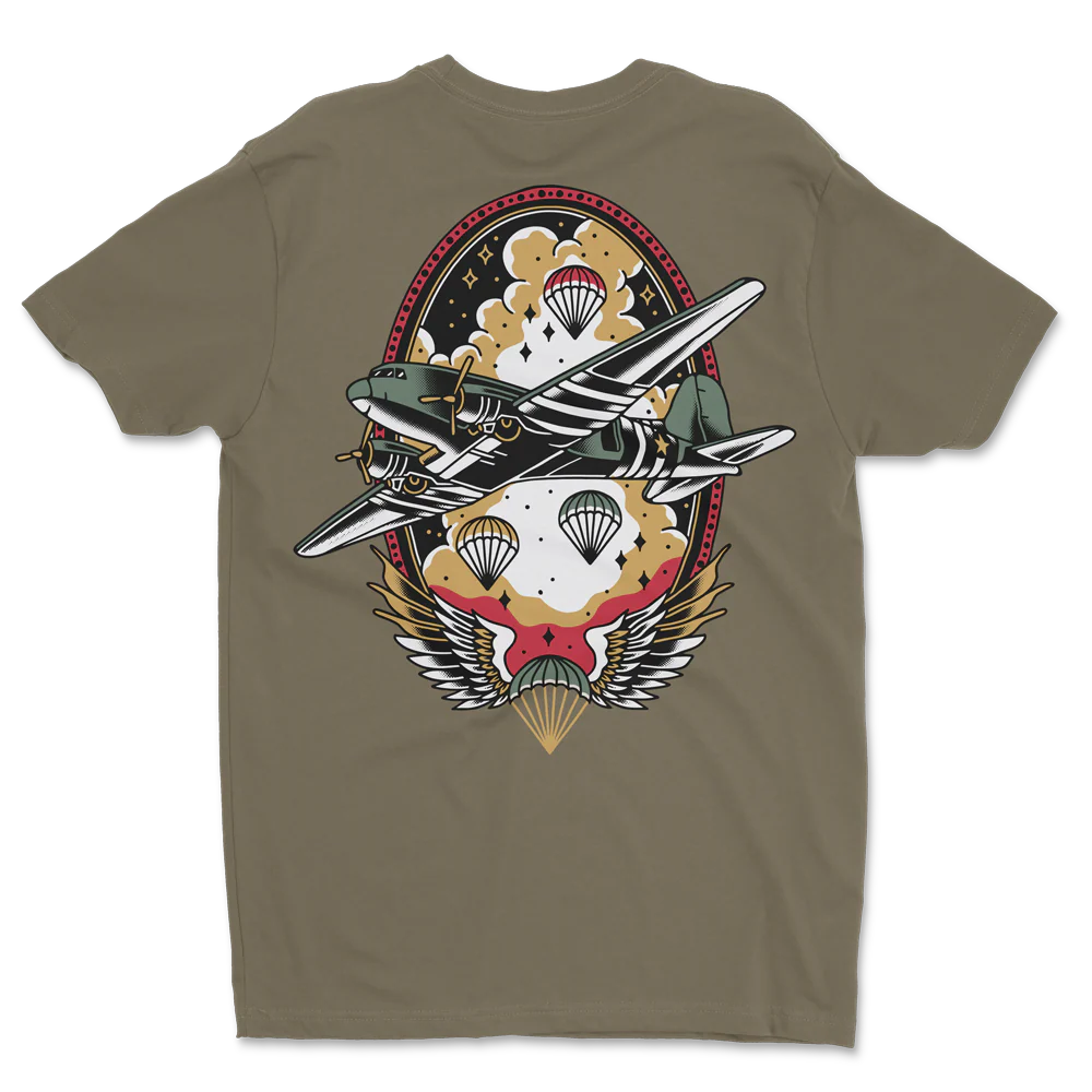 Airborne Traditional Shirt Military Green