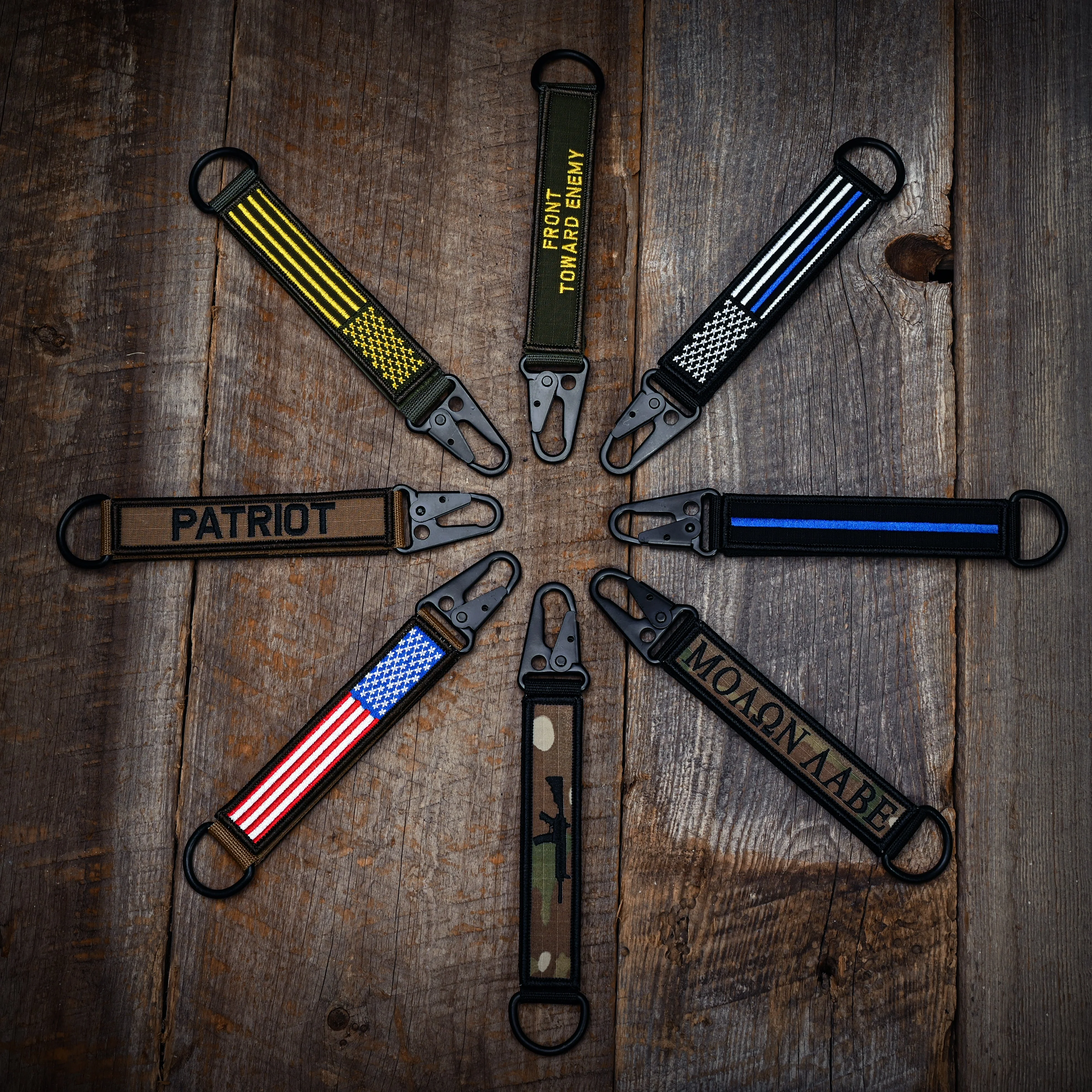 American Made Heavy Duty Tactical Keychain - Patriot - Image 9
