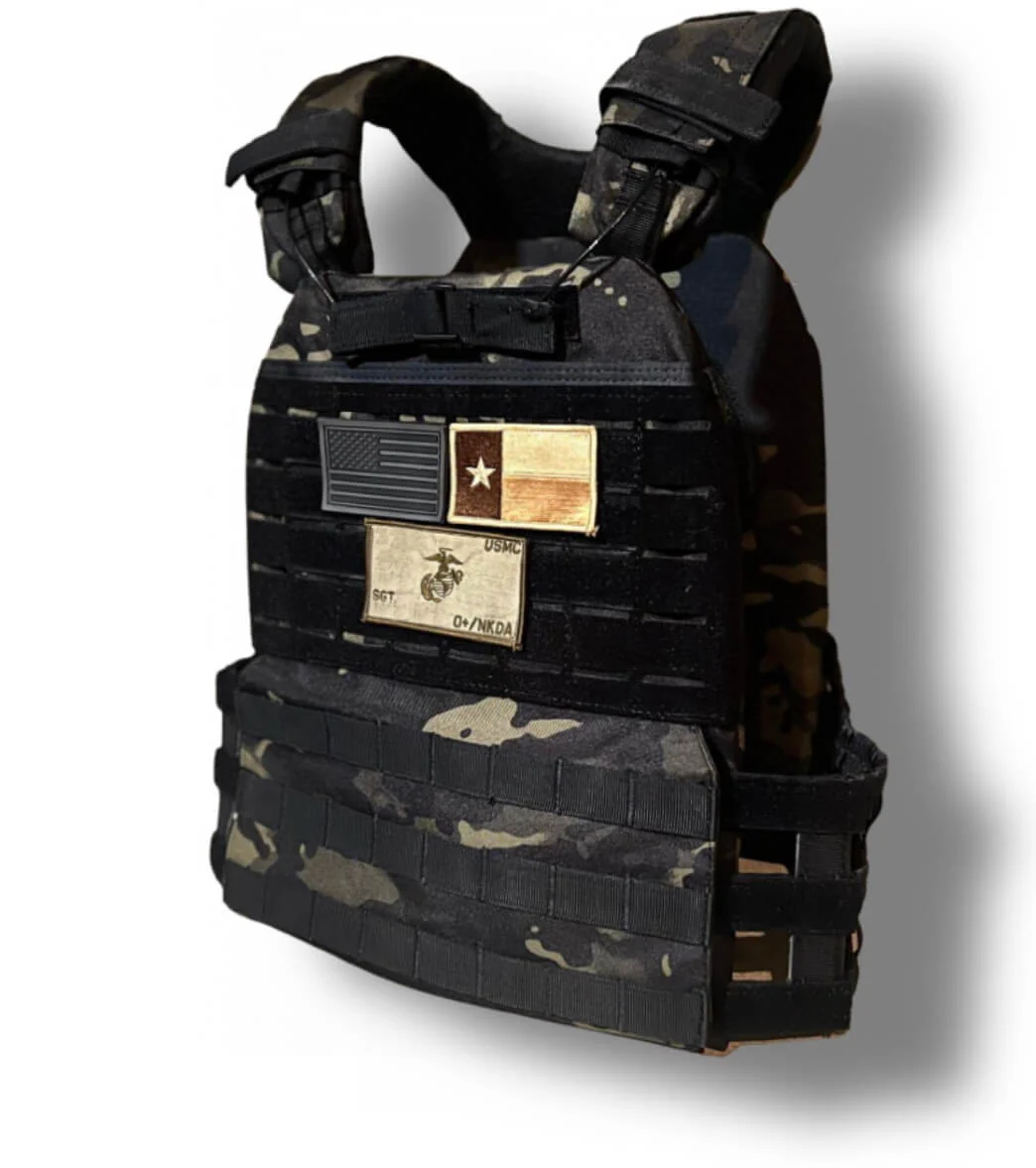 Ataclete Zero Dark Camo Weight Vest/Plate Carrier - Image 6