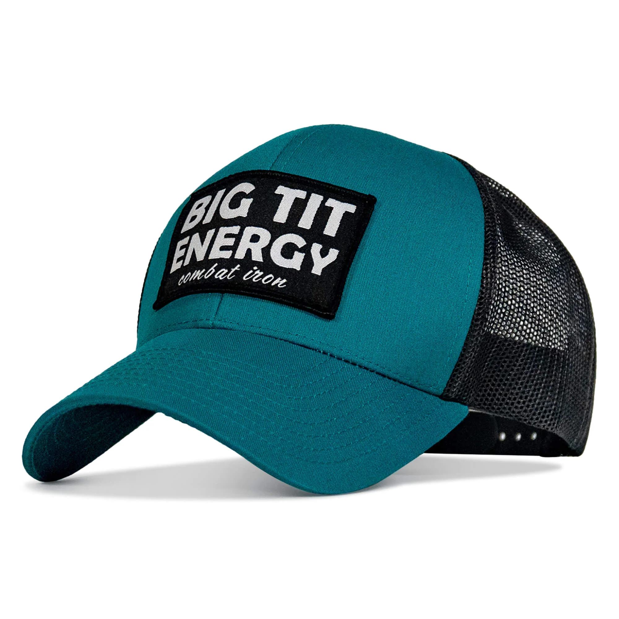 Big Tit Energy Patch Mesh Snapback Hat - Image 3
