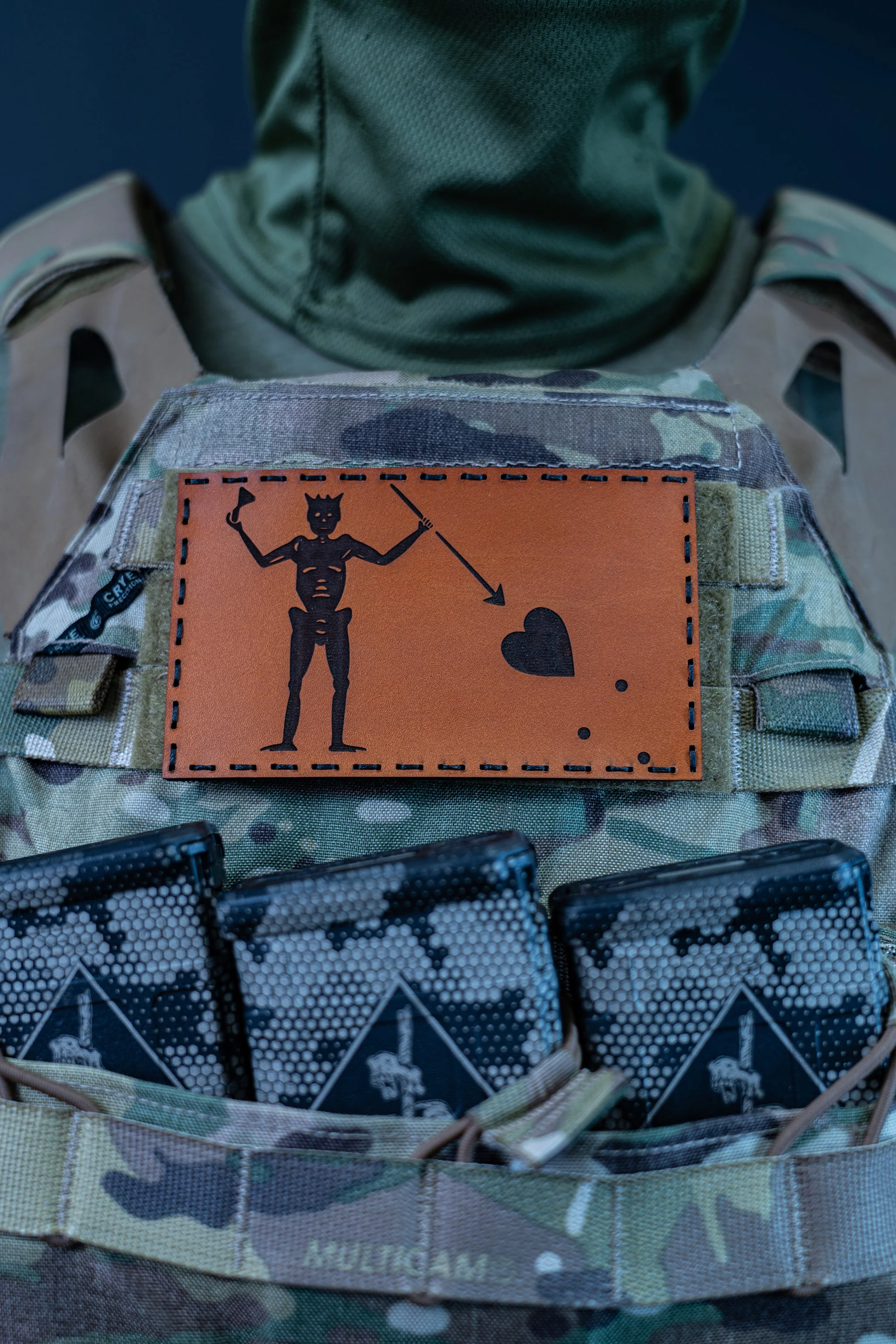 Black Beards Flag Leather Patch - Image 6