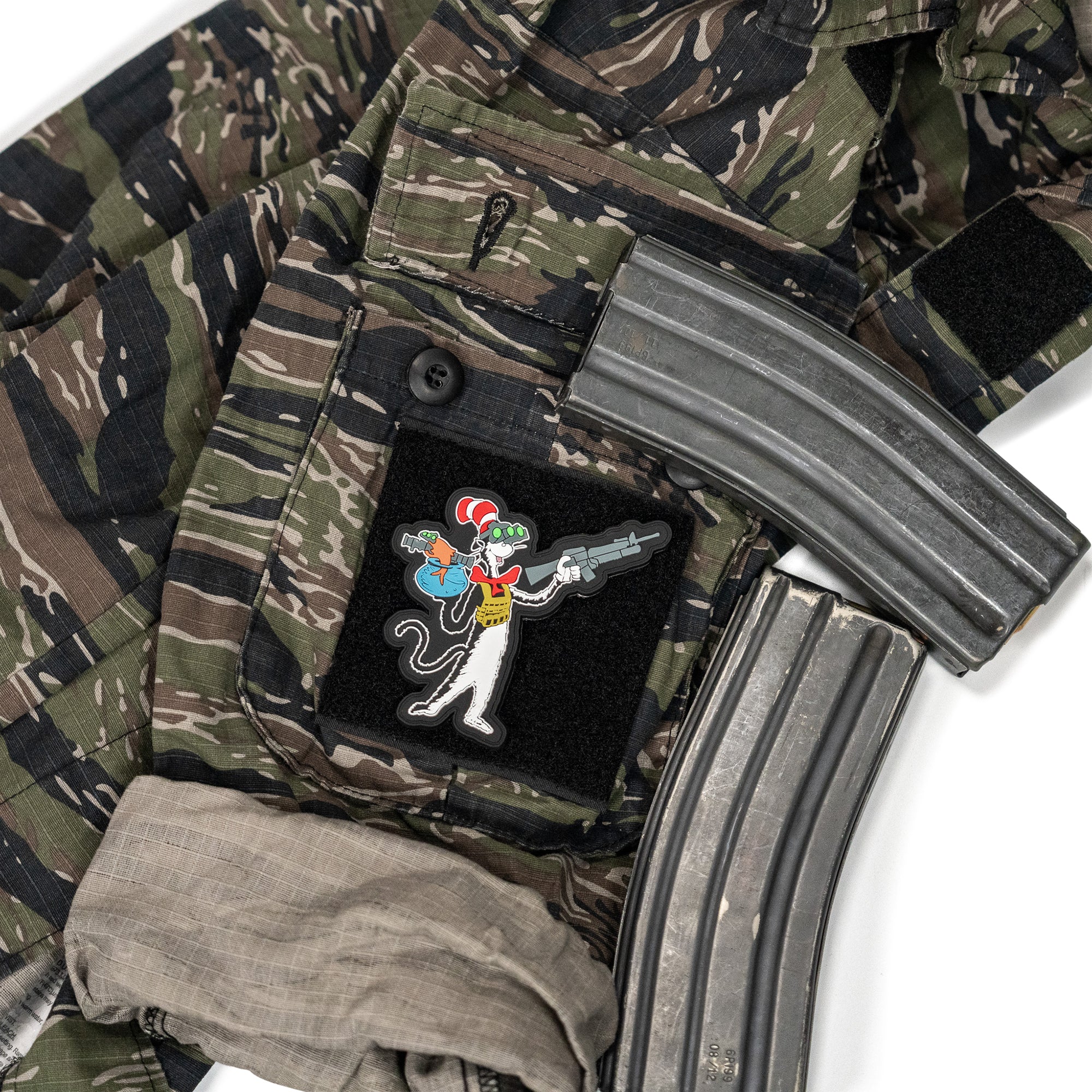 Cat with a Gat Pvc Patch - Image 4