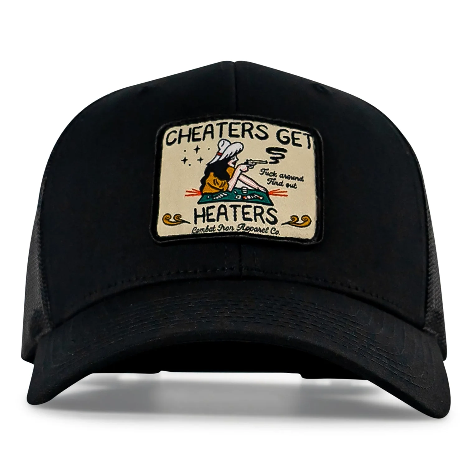 Cheaters Get Heaters Western Cowboy Patch SnapBack - Image 16
