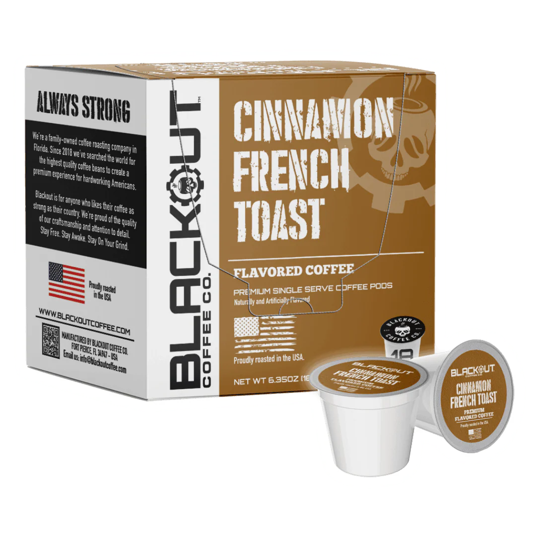 CINNAMON FRENCH TOAST FLAVORED COFFEE PODS 18CT