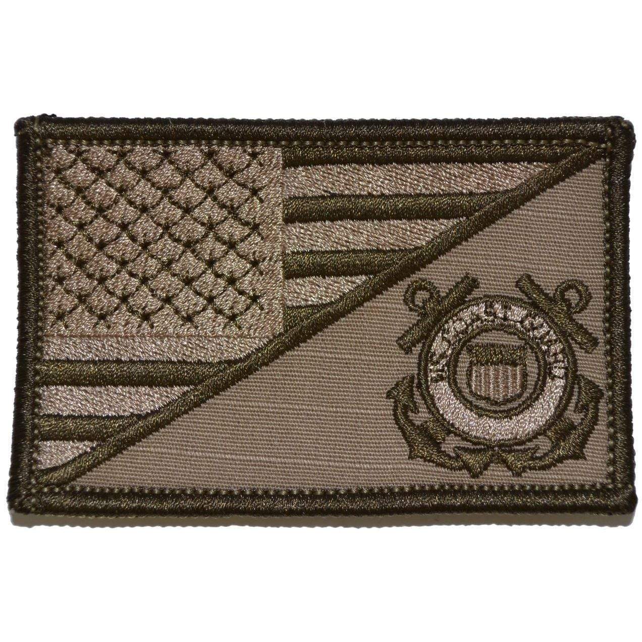 COAST GUARD USA FLAG  2.25 X 3.5 TACTICAL PATCH - Image 3