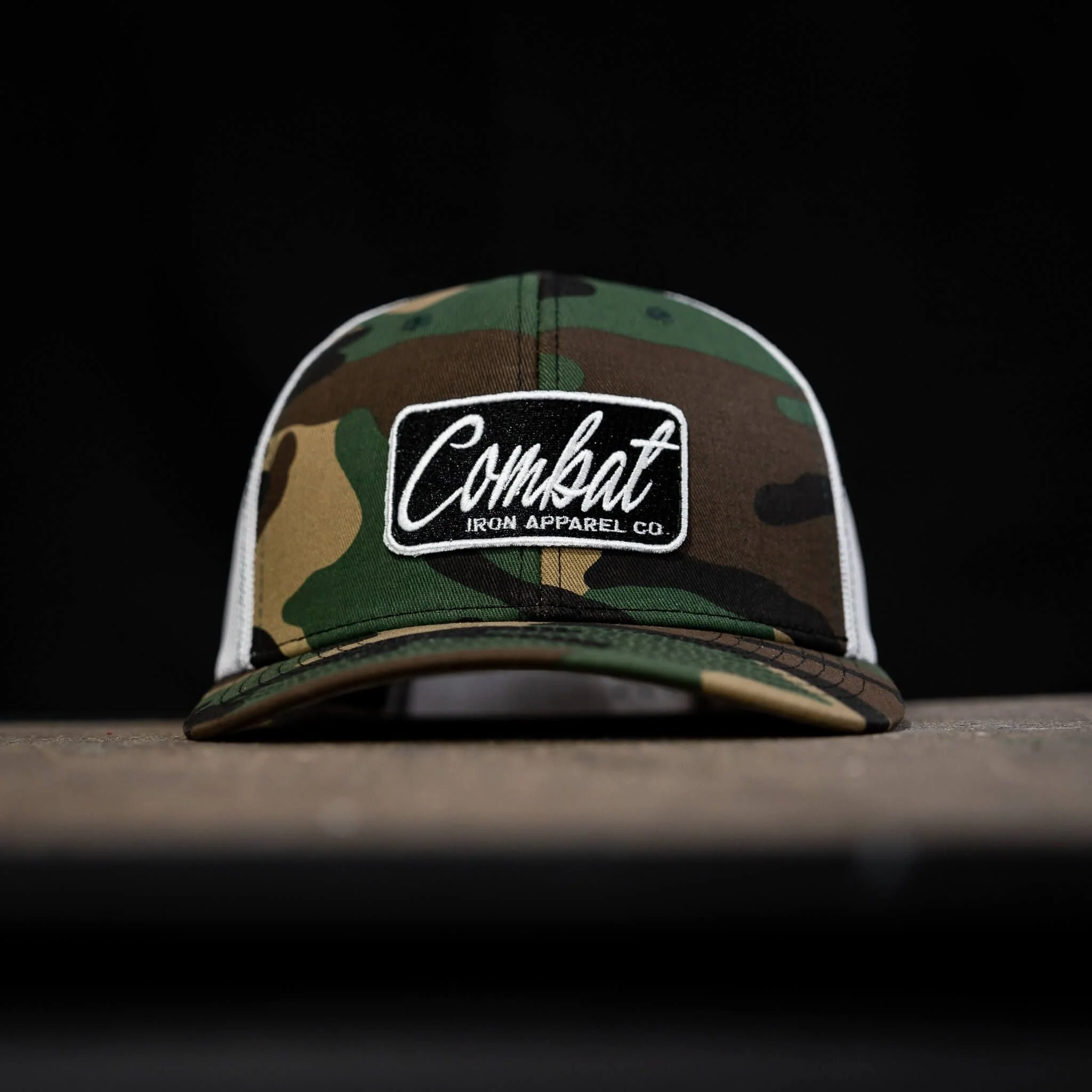 Combat Script Patch Mid-Profile Mesh Snapback Hat - Image 26
