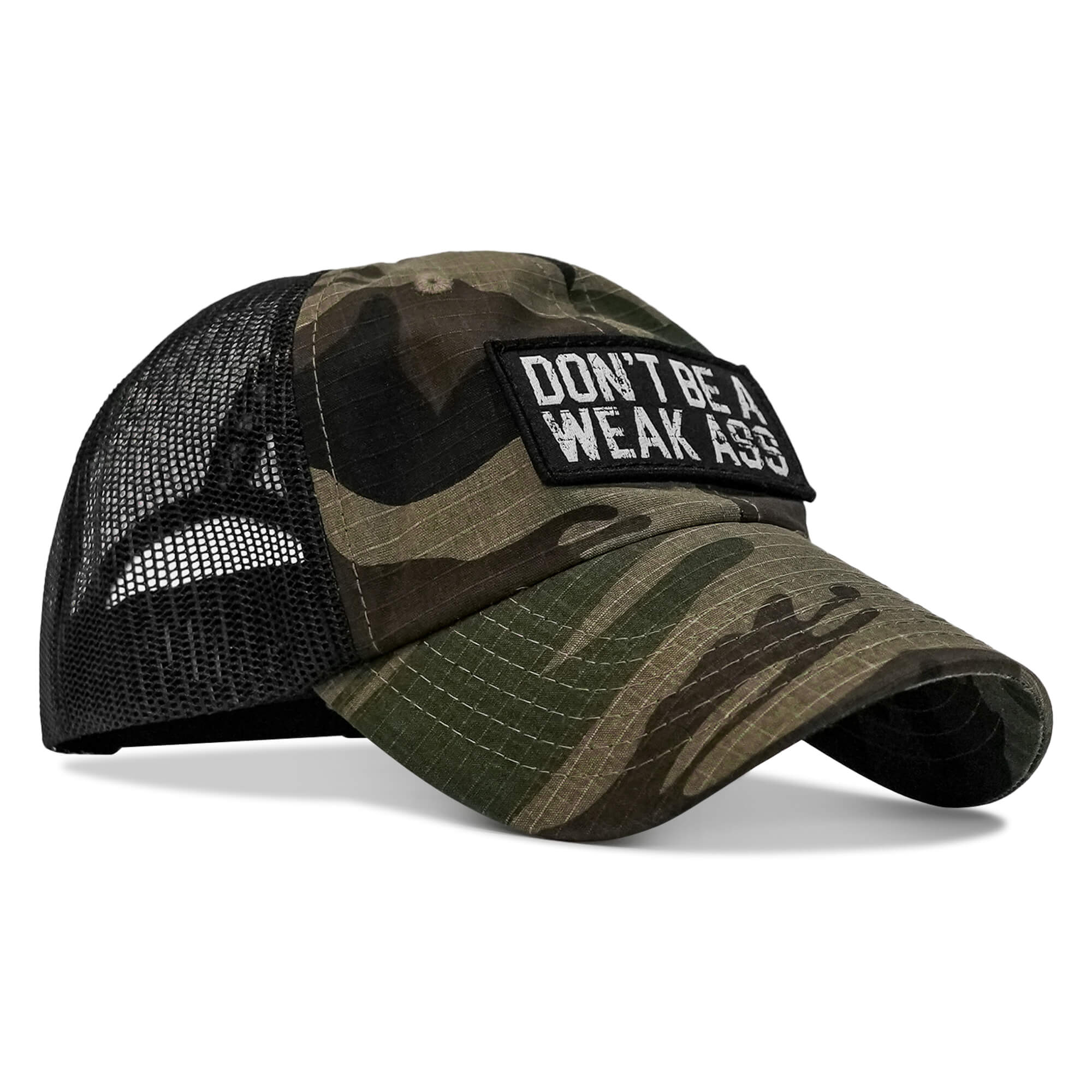 Don't Be A Weak Ass Patch Ripstop Snapback Hat - Image 18