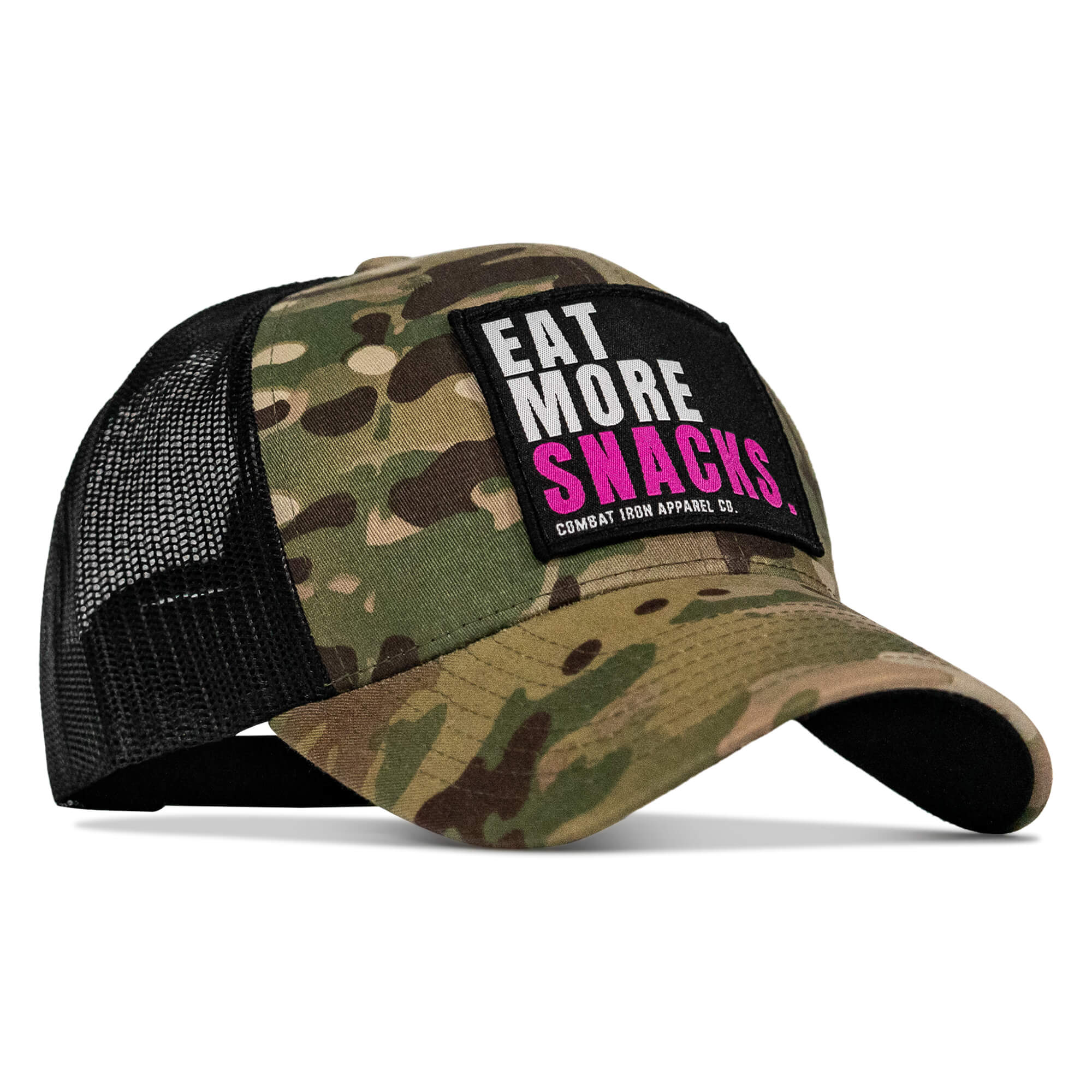Eat More Snacks Patch Snapback Hat - Image 30