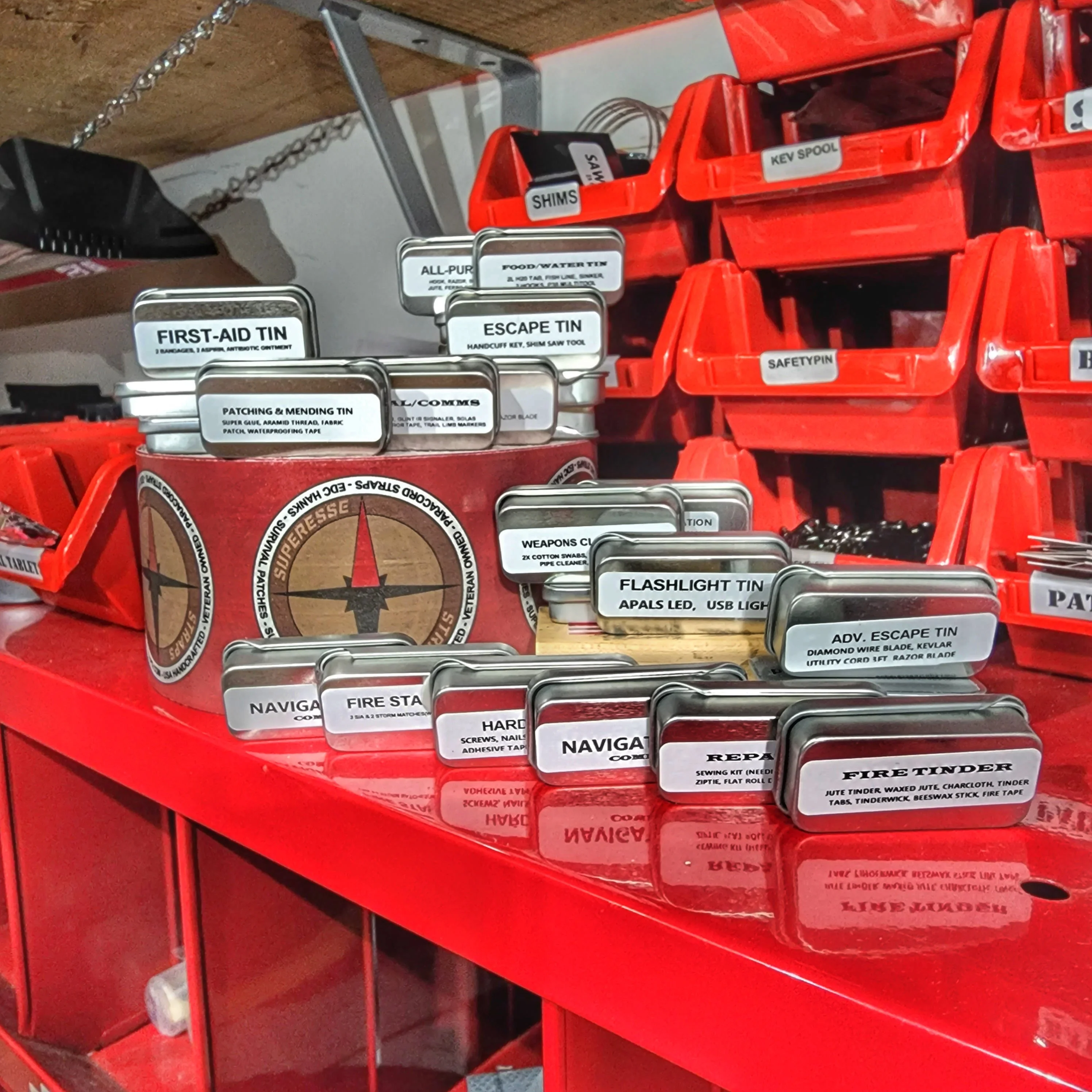 EDC Pocket Tin - Compartmentalized Survival Kits - Image 59