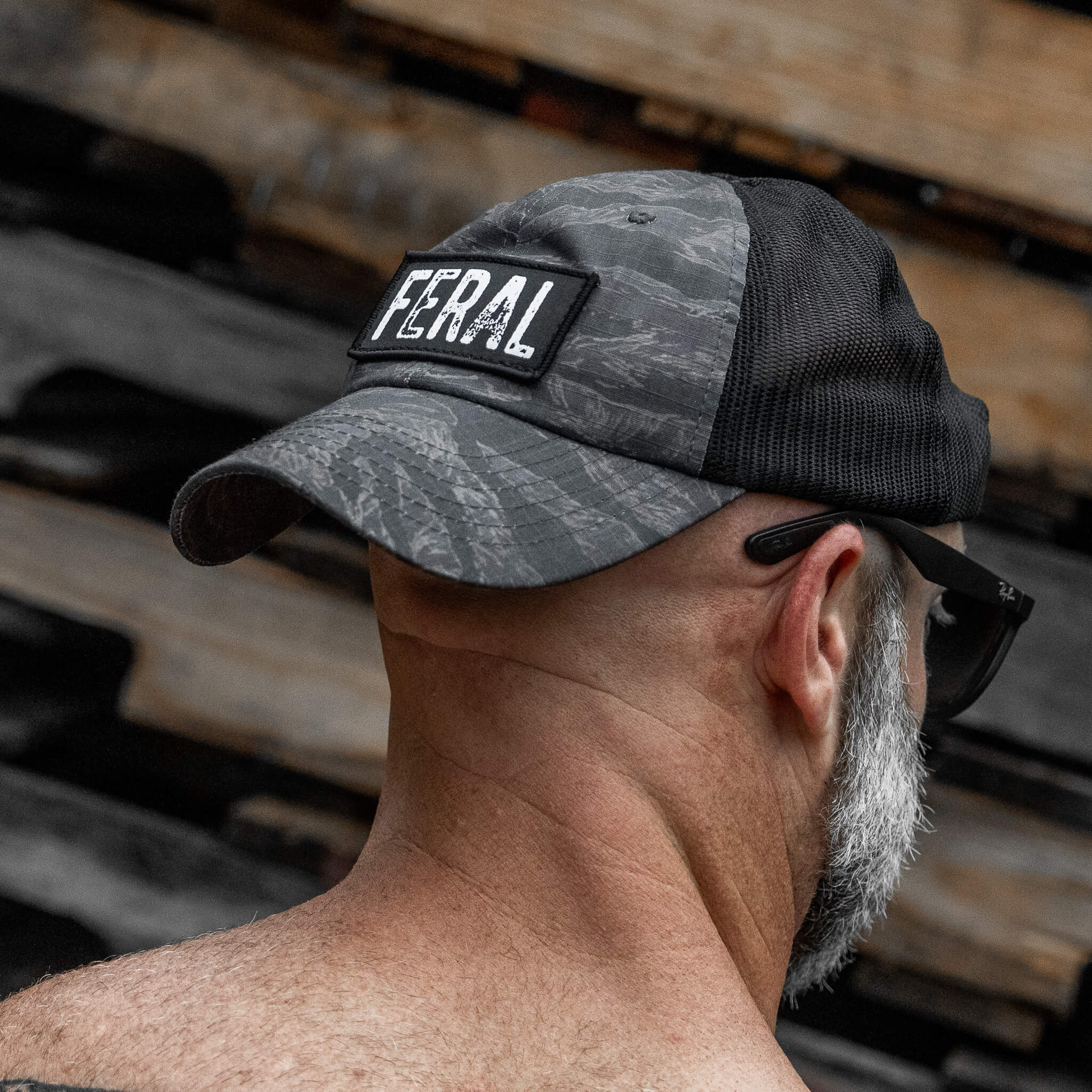 Feral Patch Low Profile RipStop Snapback Hat - Image 44
