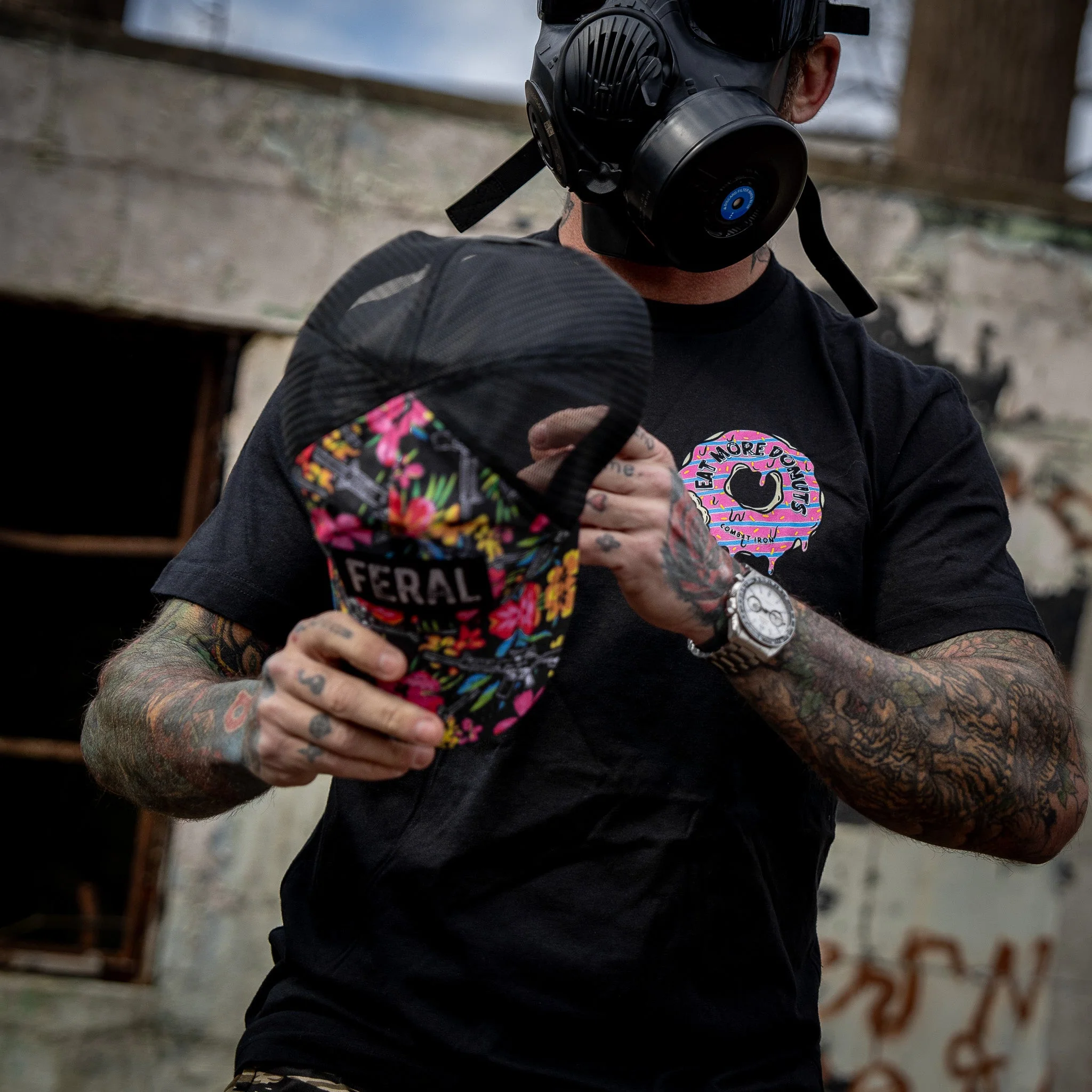 Feral Patch Low Profile RipStop Snapback Hat - Image 84