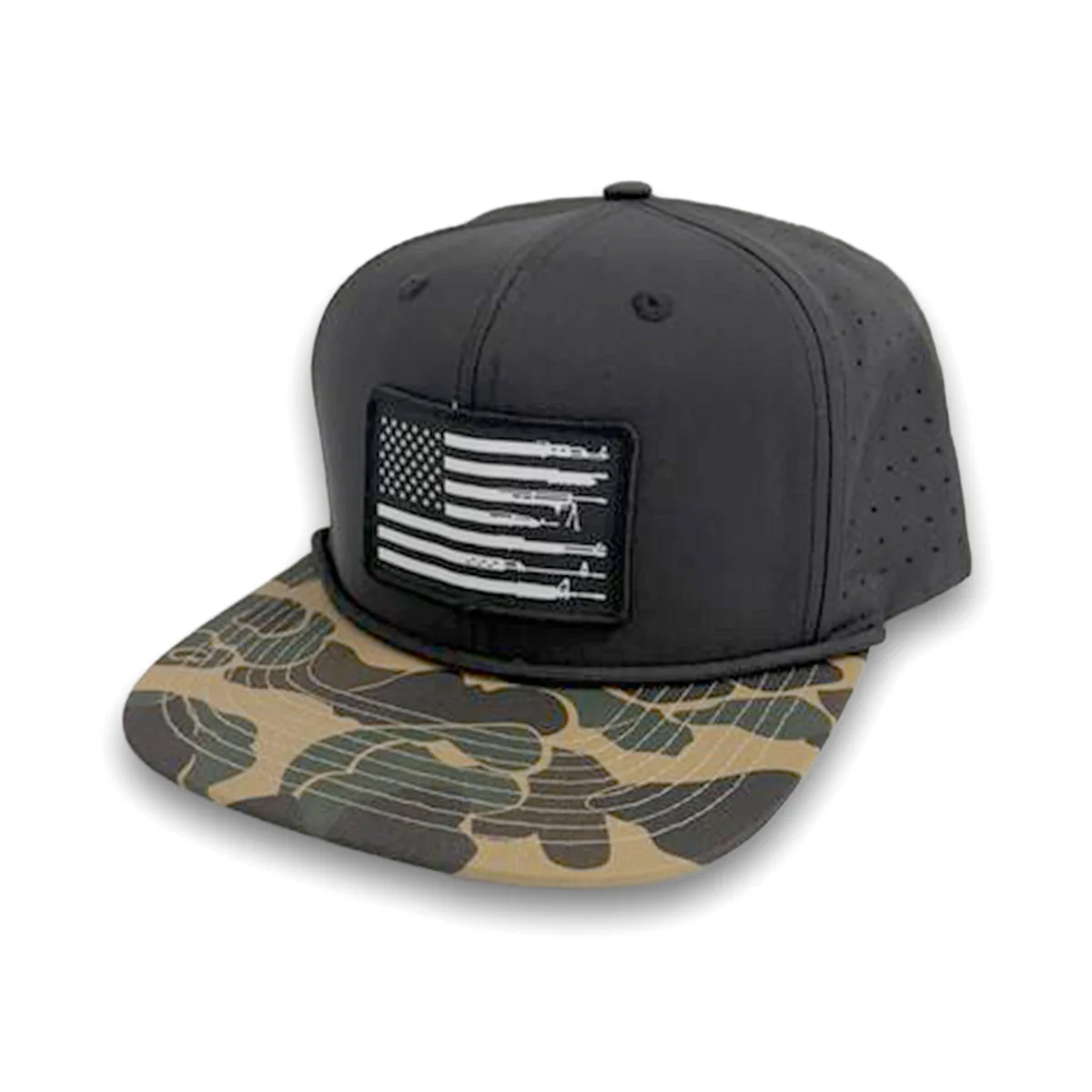 Firearm Flag Woven Patch Hat - Image 4
