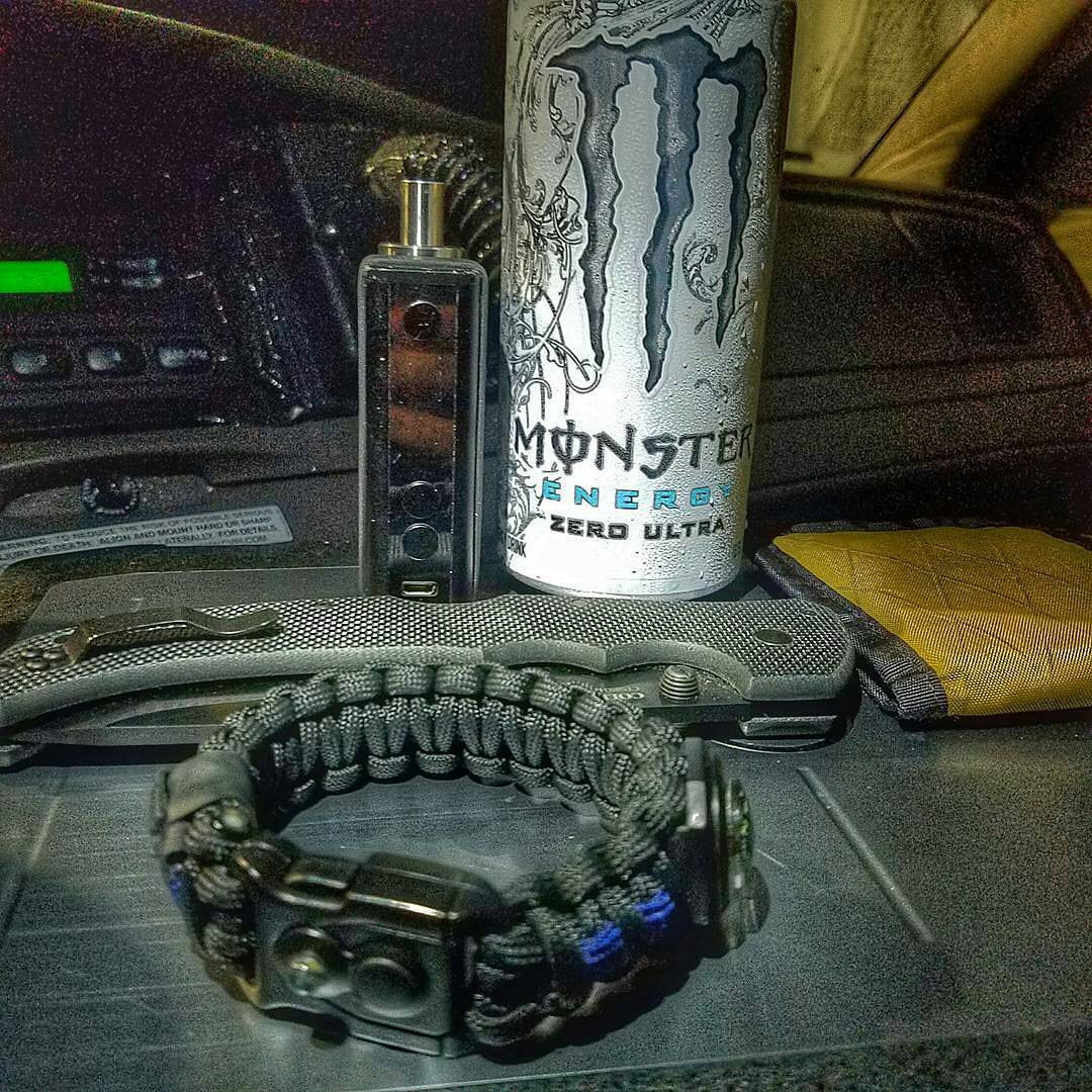 First Responder Strap - Police LEO backup duty gear w/ light, cuff key, seatbelt cutter, compass. - Image 13