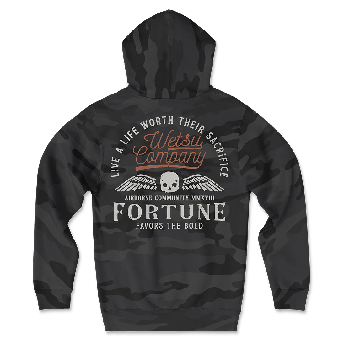 Fortune Favors The Bold Hoodie - Image 3