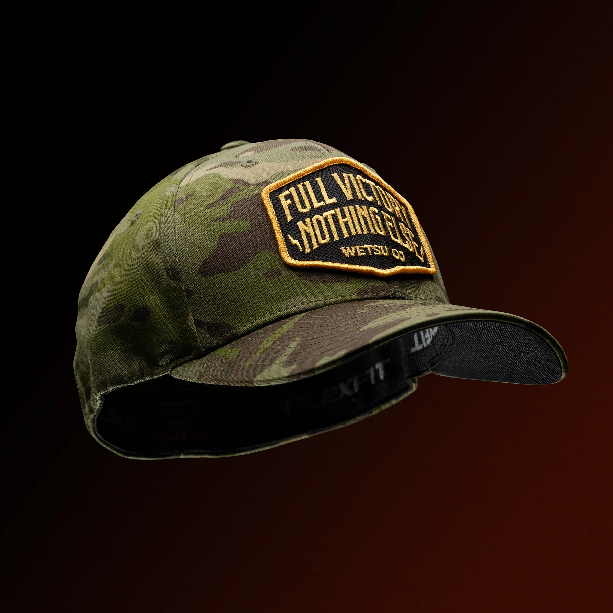 Full Victory Shield Patch Flexfit Hat - Image 3