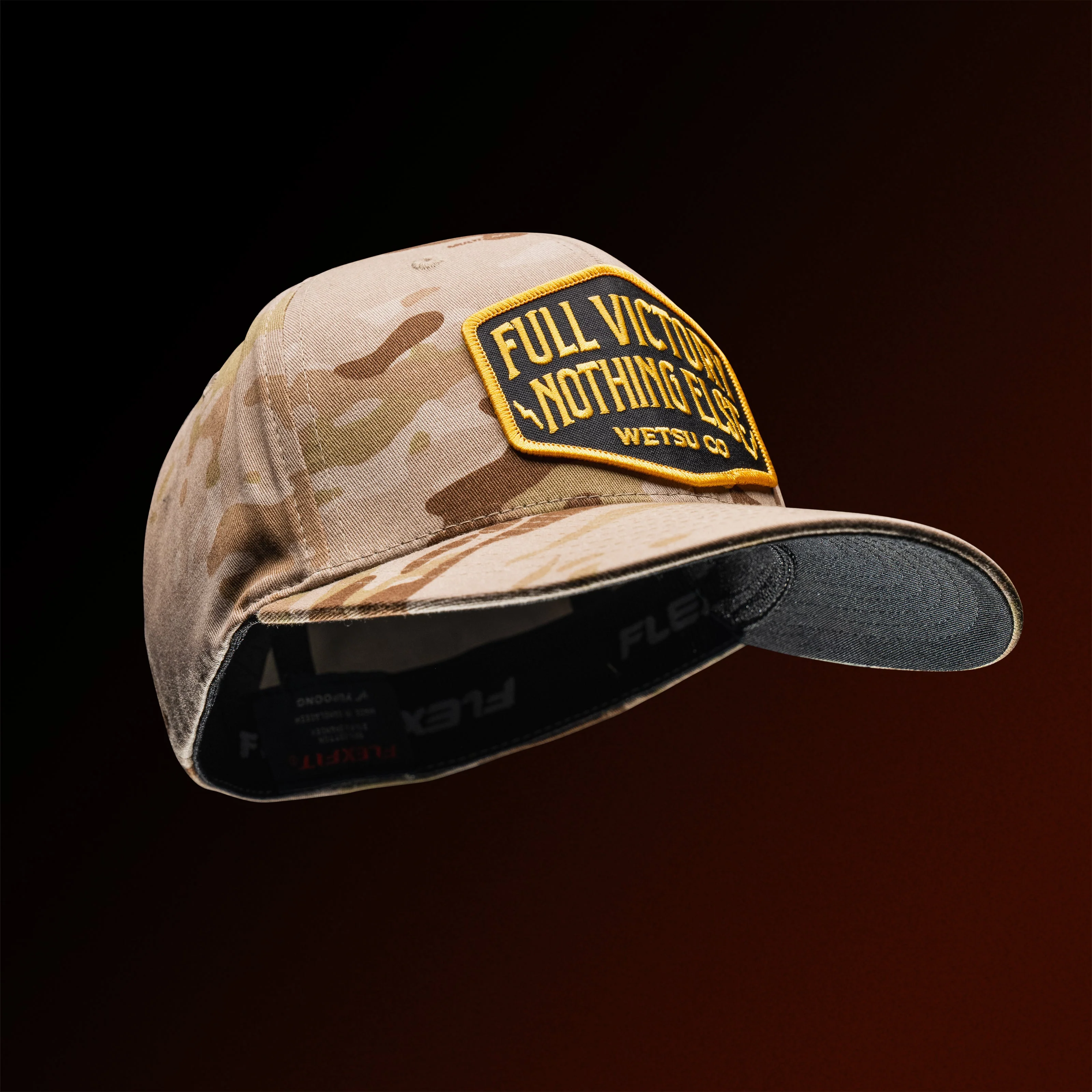 Full Victory Shield Patch Flexfit Hat - Image 4