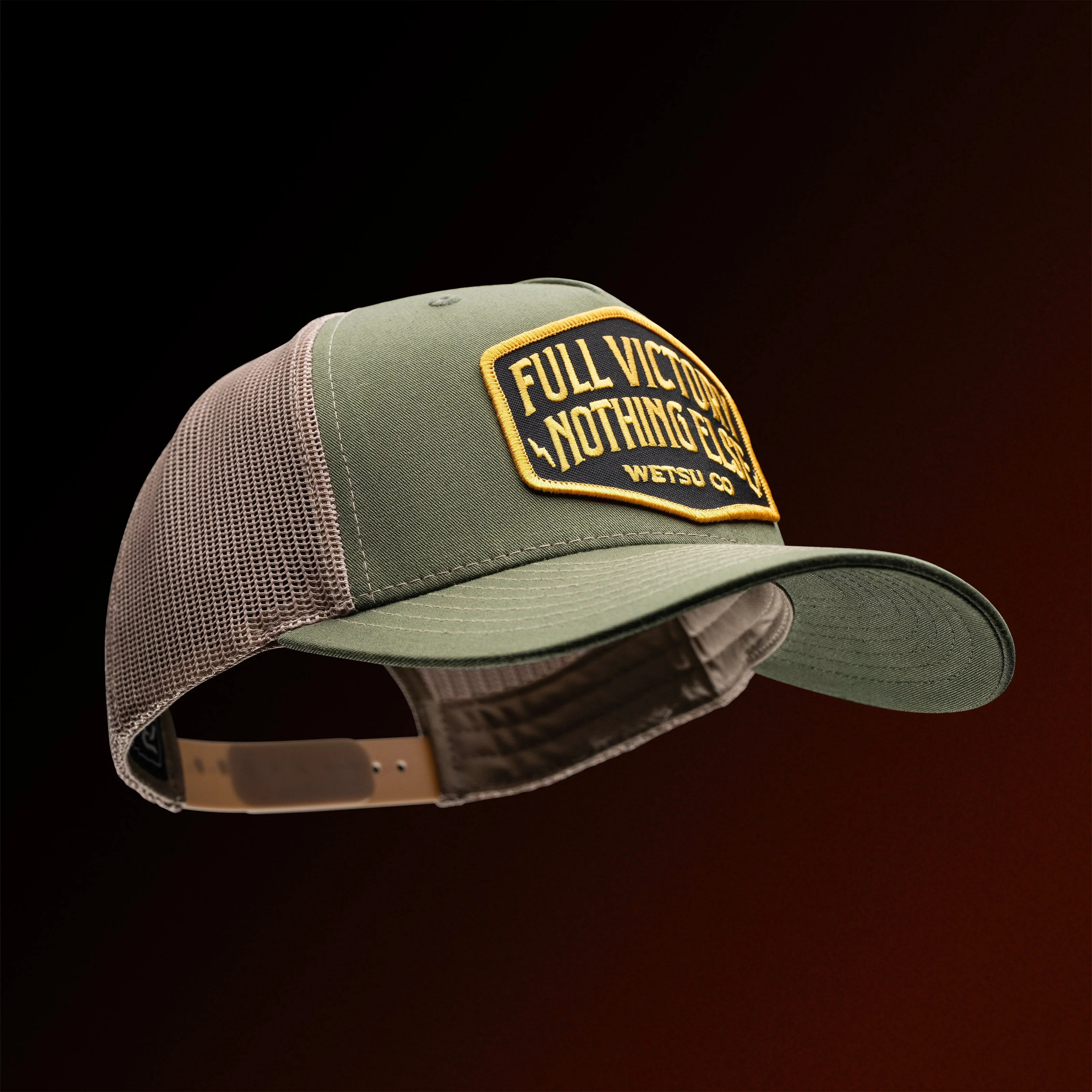 Full Victory Shield Patch Trucker Hat - Image 3