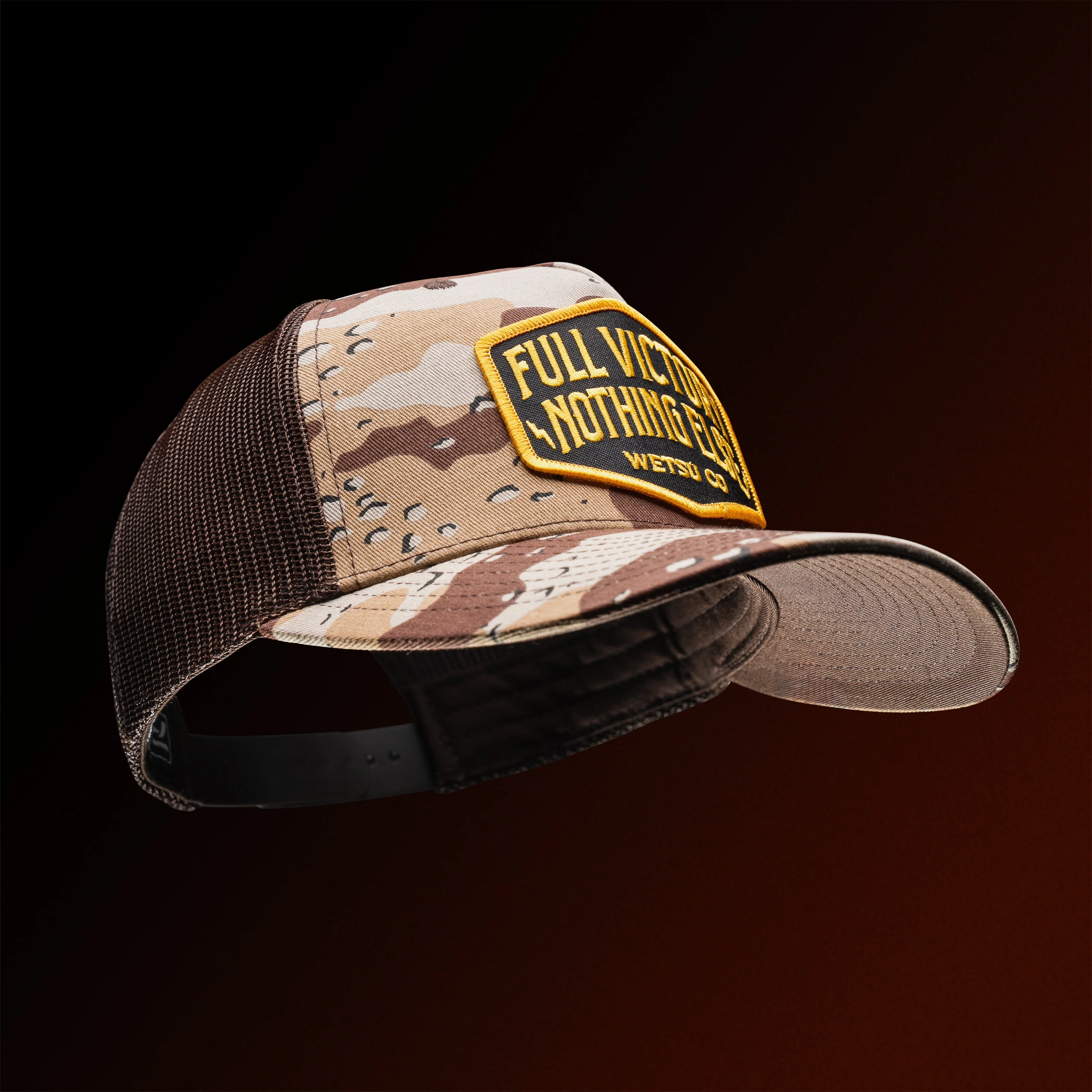 Full Victory Shield Patch Trucker Hat - Image 7