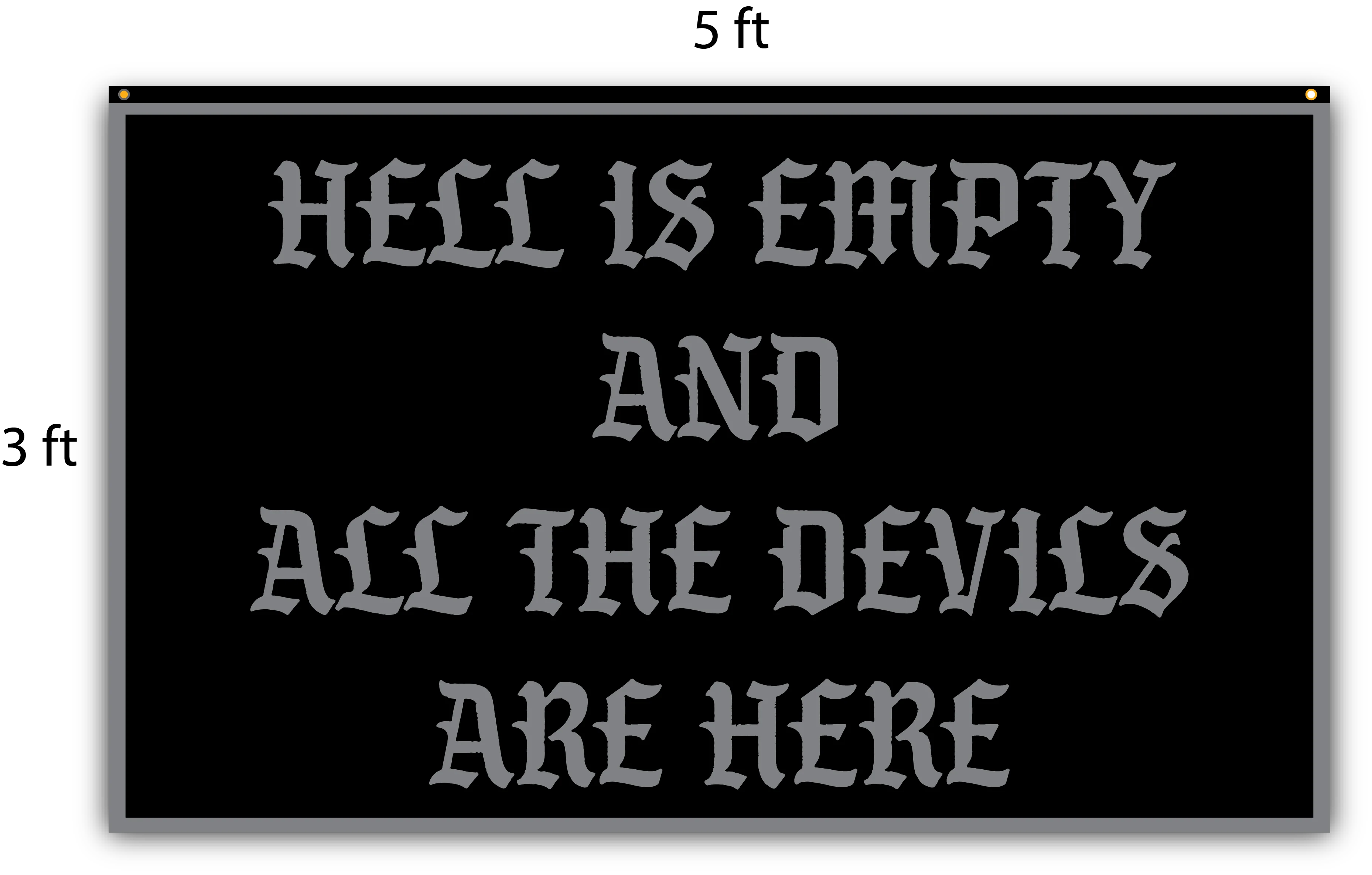 Hell is Empty Flag - Image 3
