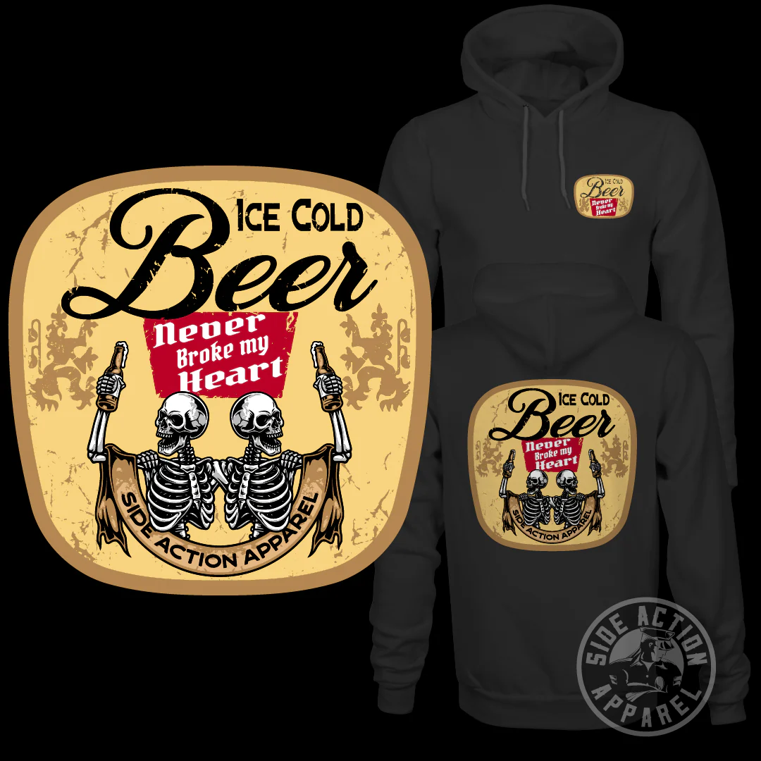 Beer Never Broke My Heart Hoodie - Image 3