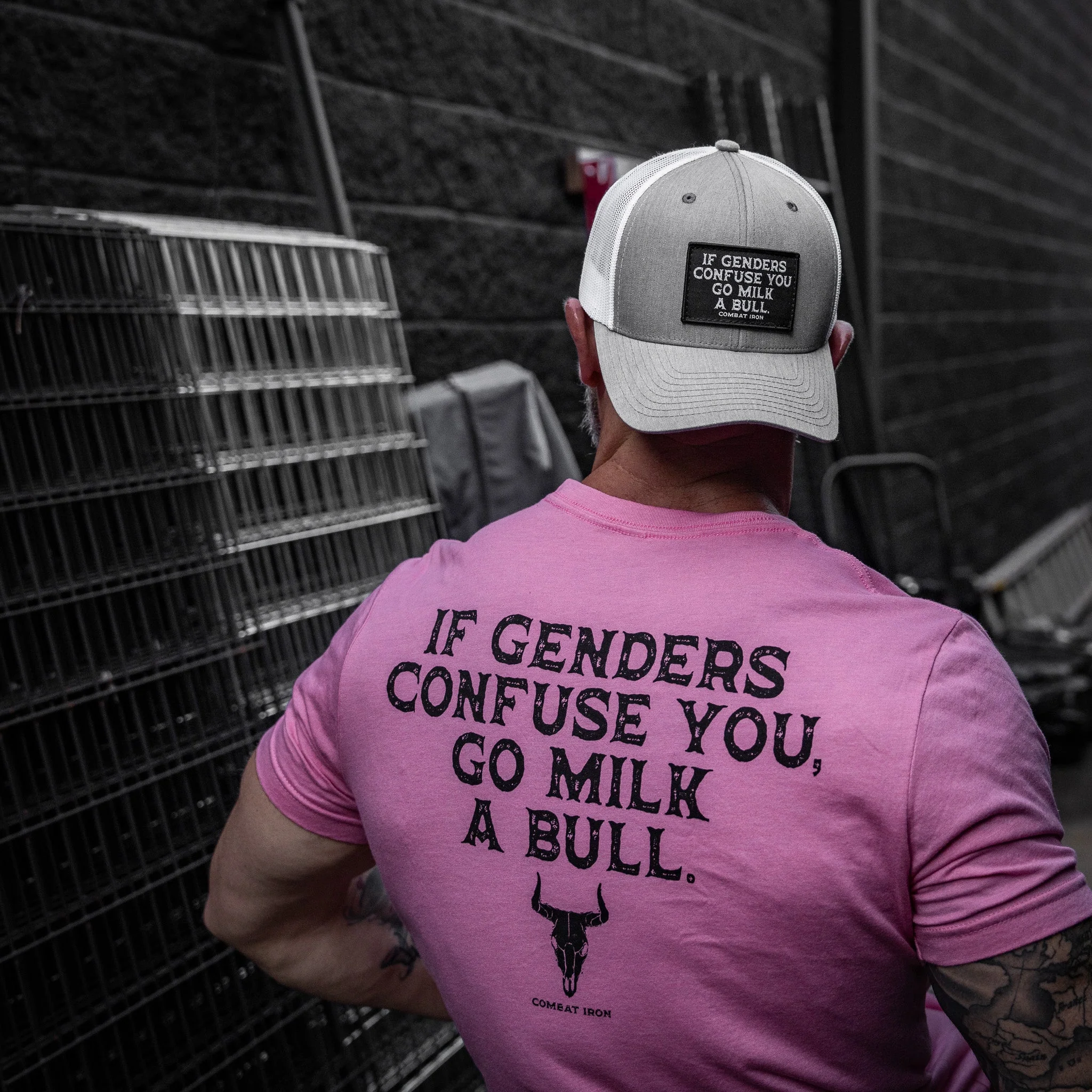 If Genders Confuse You, Go Milk A Bull Patch Snapback Hat - Image 33