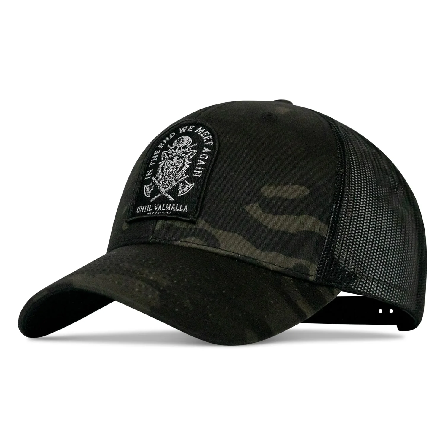 In The End, We Meet Again - Until Valhalla Patch SnapBack HAT - Image 4