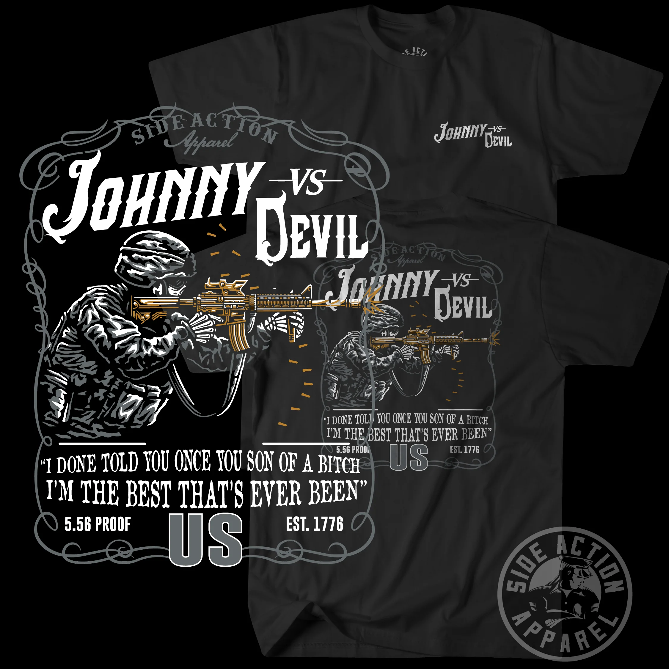 Johnny vs Devil Tee - Image 5