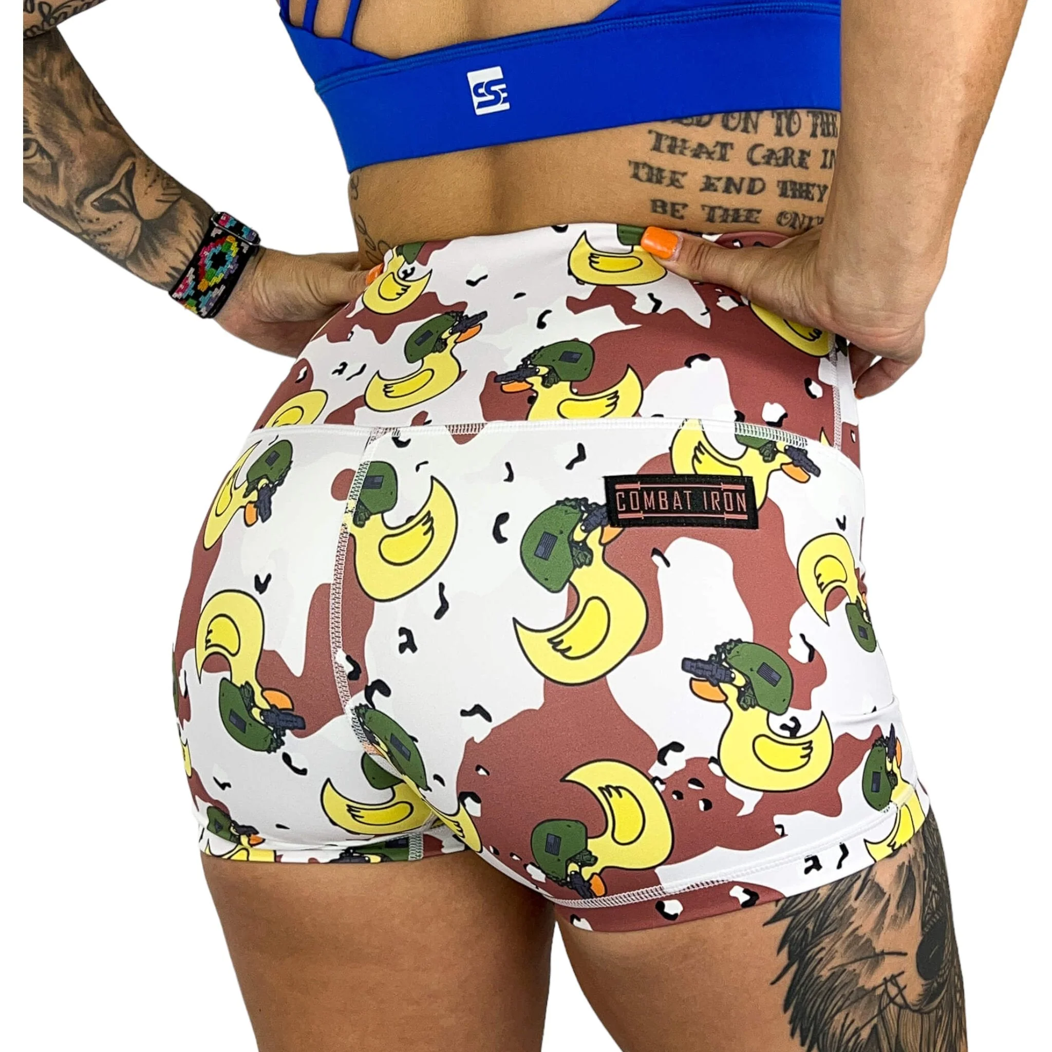 Ladies Seamless Front Performance Training Shorts V3 - Image 41