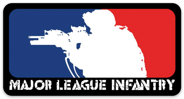 Major League Infantry Vinyl Decal - Image 2