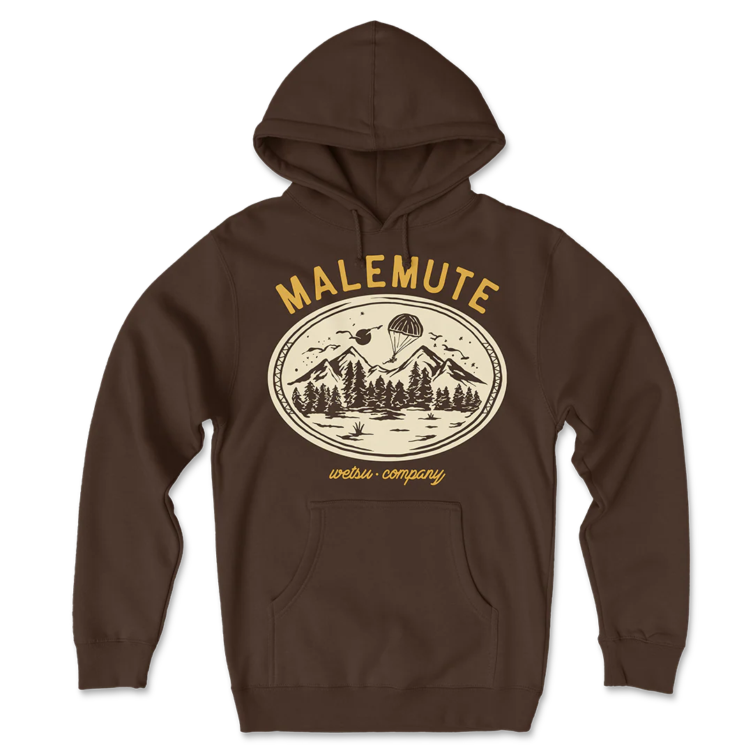 Malemute Drop Zone Midnight Grey Hoodie - Image 5