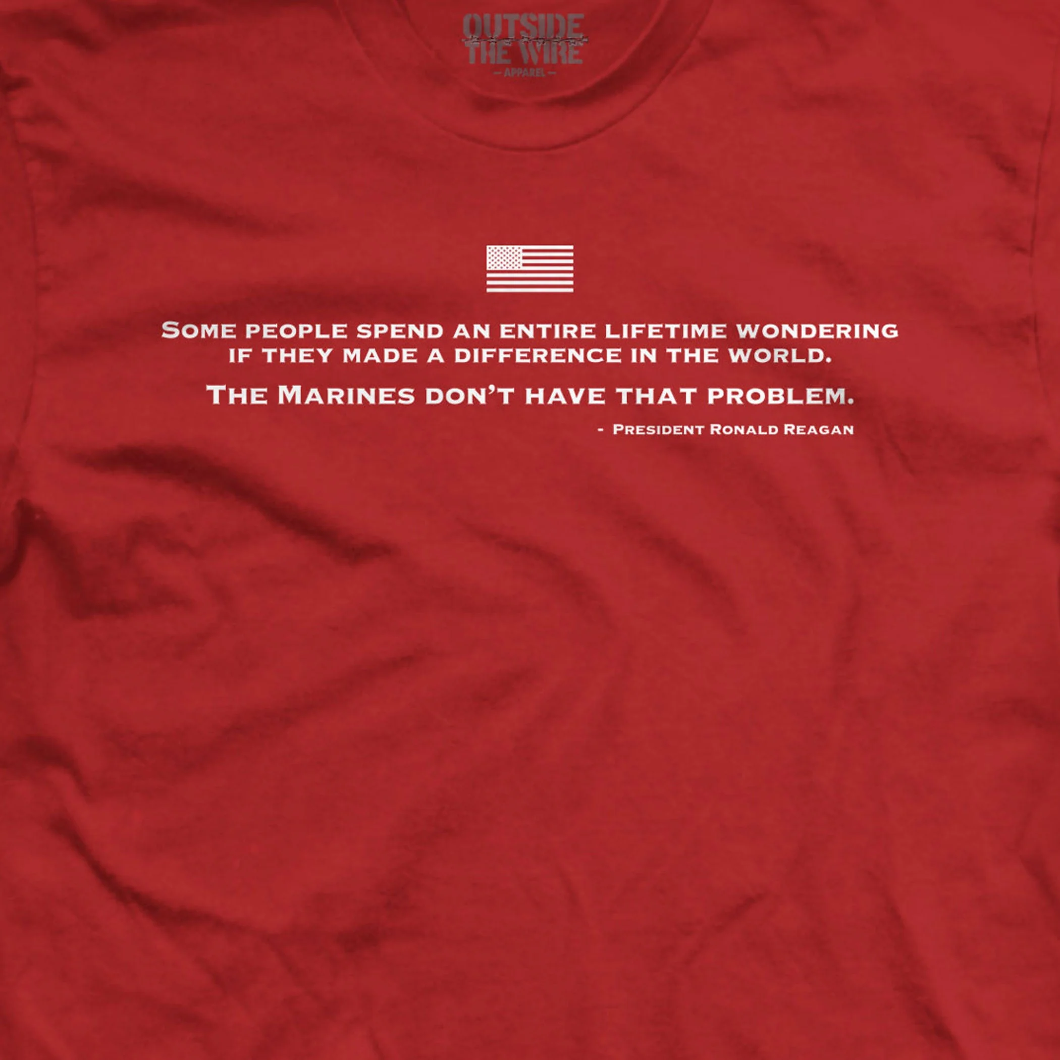 Marines Don't Have That Problem Reagon Quote T-shirt - Image 2