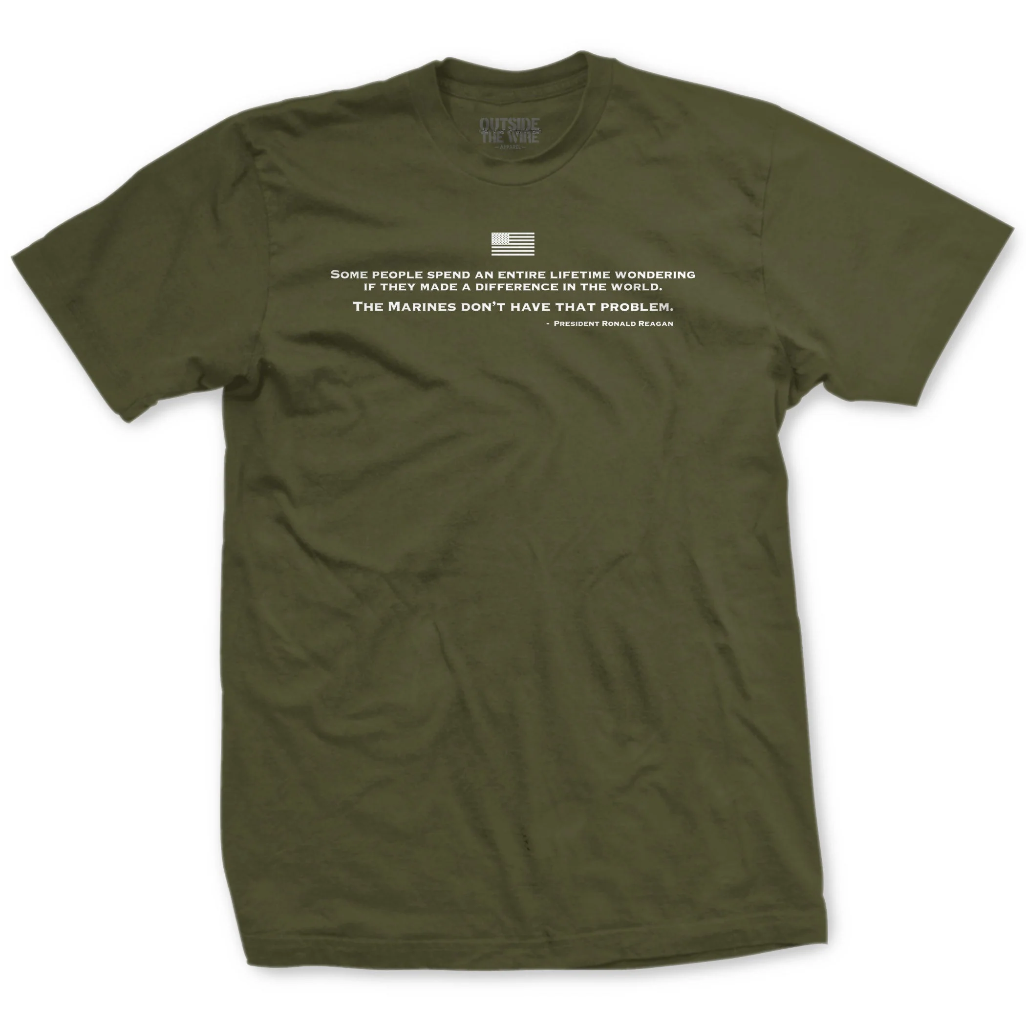 Marines Don't Have That Problem Reagon Quote T-shirt - Image 5