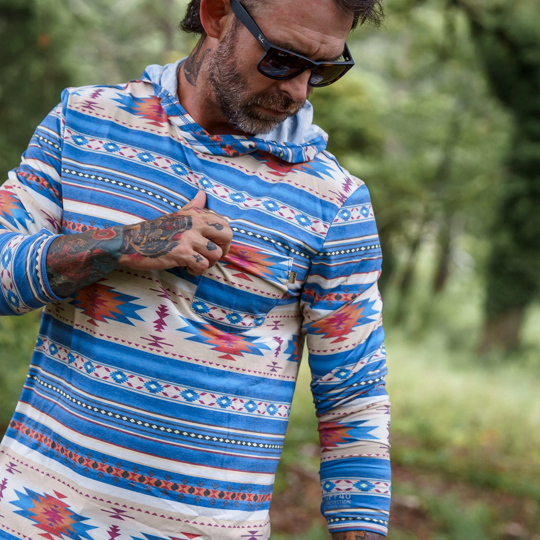 Men's Outdoors Long Sleeve Performance Hoodie - Image 25
