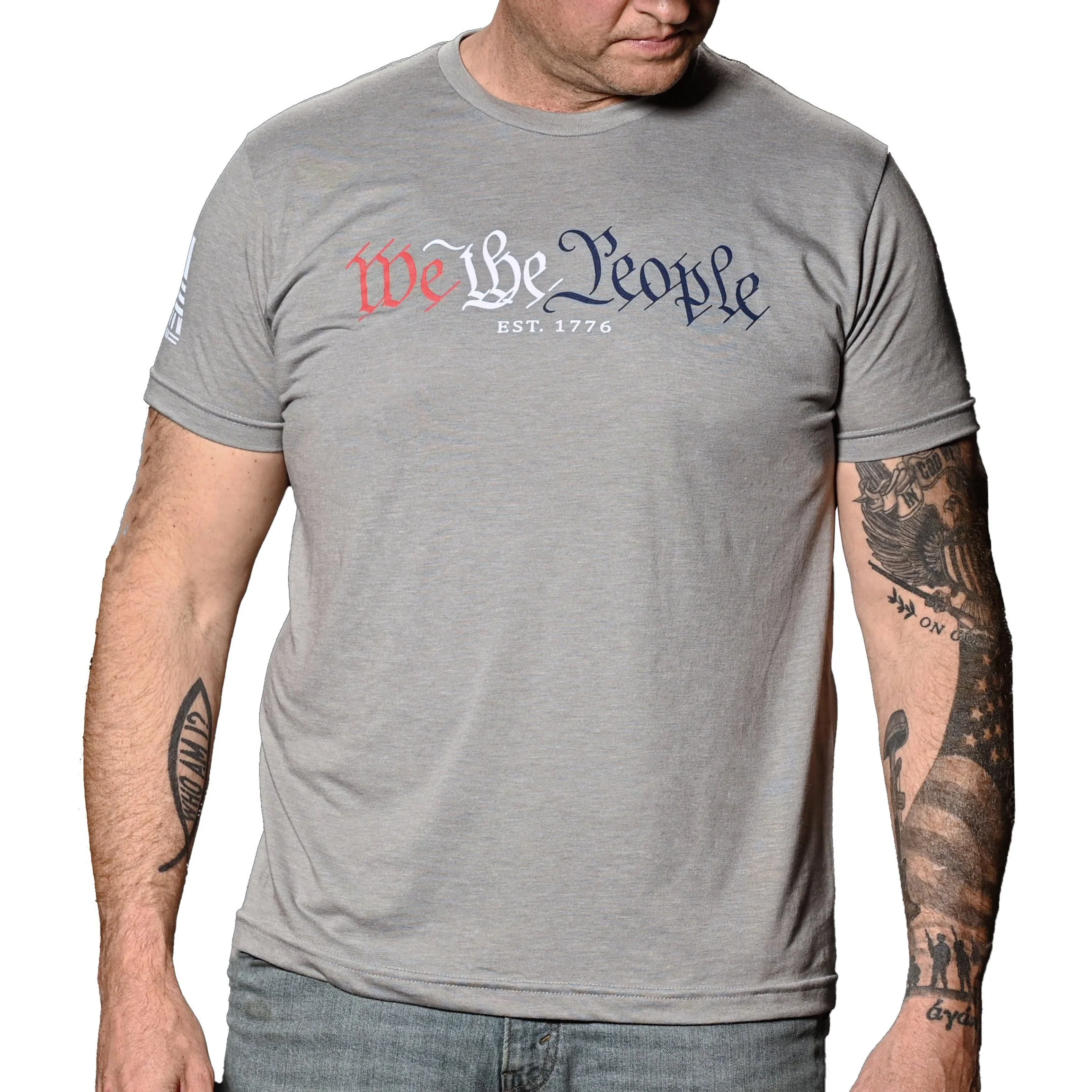 Men's We The People in Red White & Blue Patriotic T-Shirt - Image 3