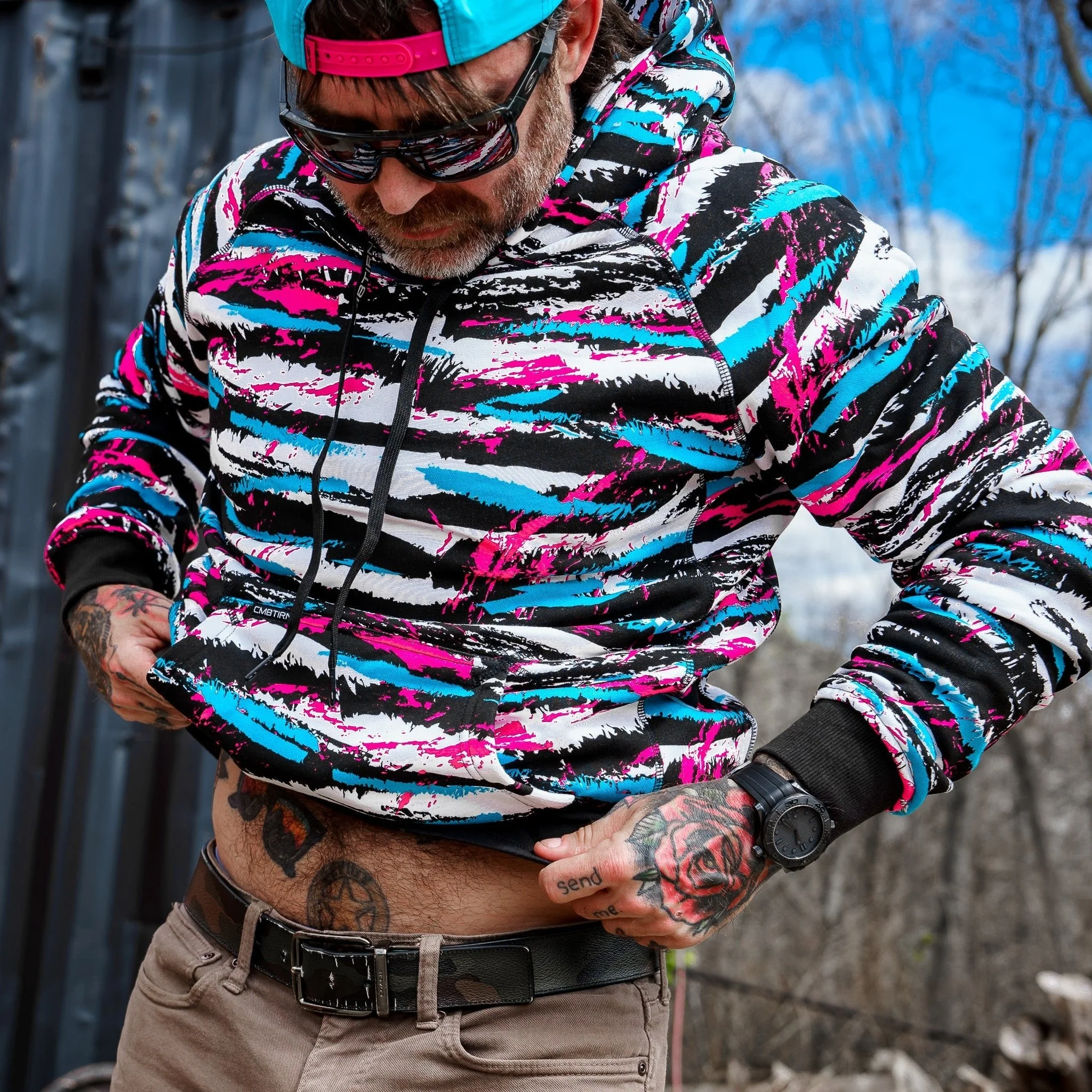 Men's X Stitch Midweight Classic Hoodie - Image 14