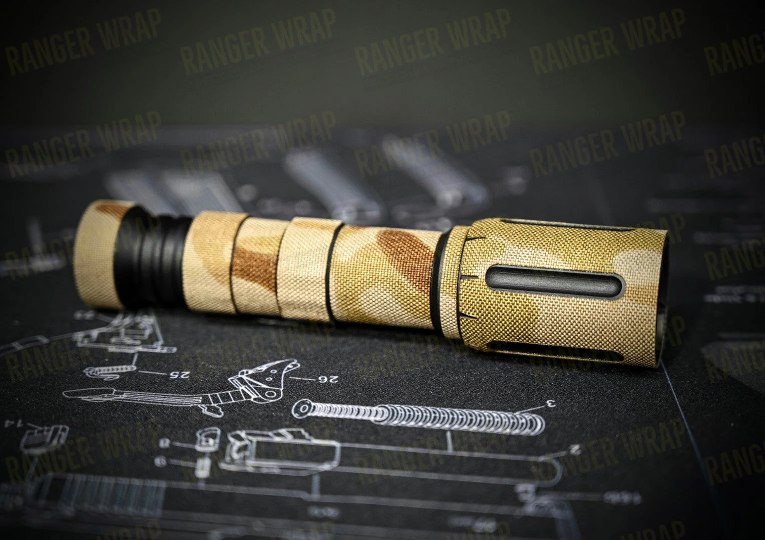 Modlite Light HEAD ONLY - Weapon Light Wrap in Cordura Fabric - Image 2
