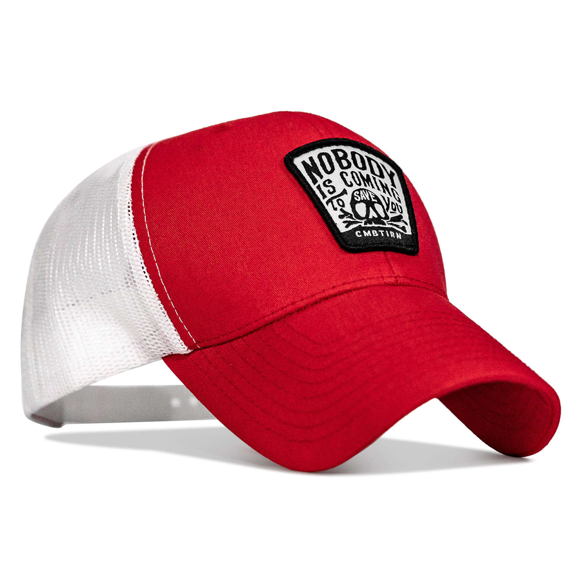 Nobody Is Coming To Save You Skull Patch Snapback Hat - Image 32