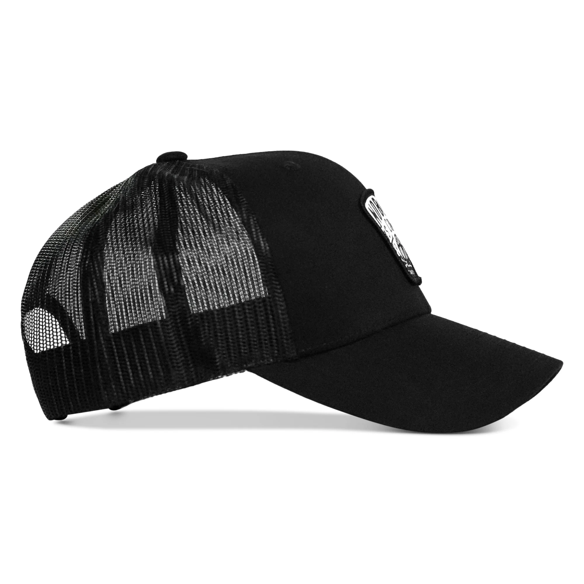 Nobody Is Coming To Save You Skull Patch Snapback Hat - Image 4