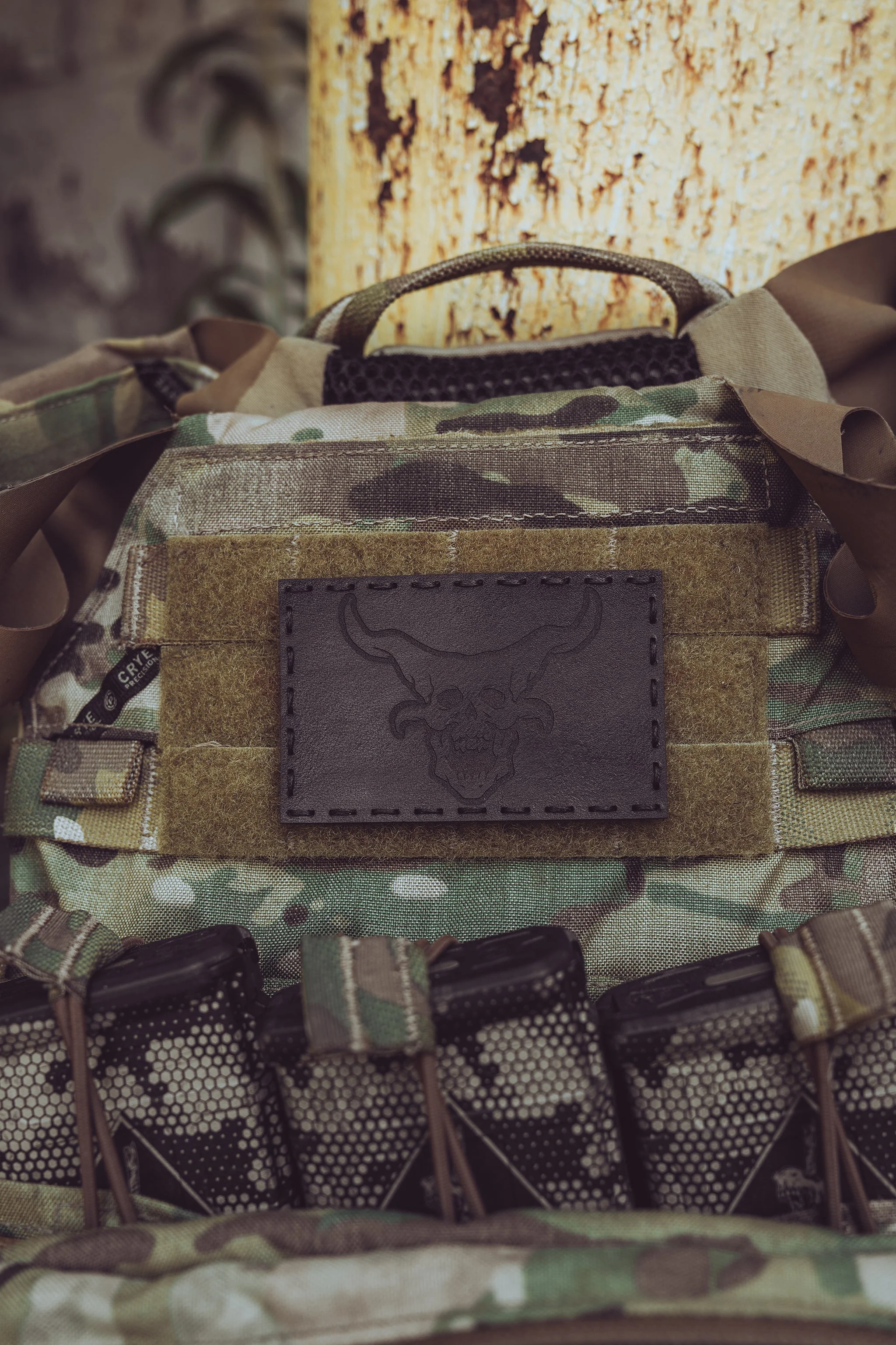 OG Demon Head Leather Patch - Image 3