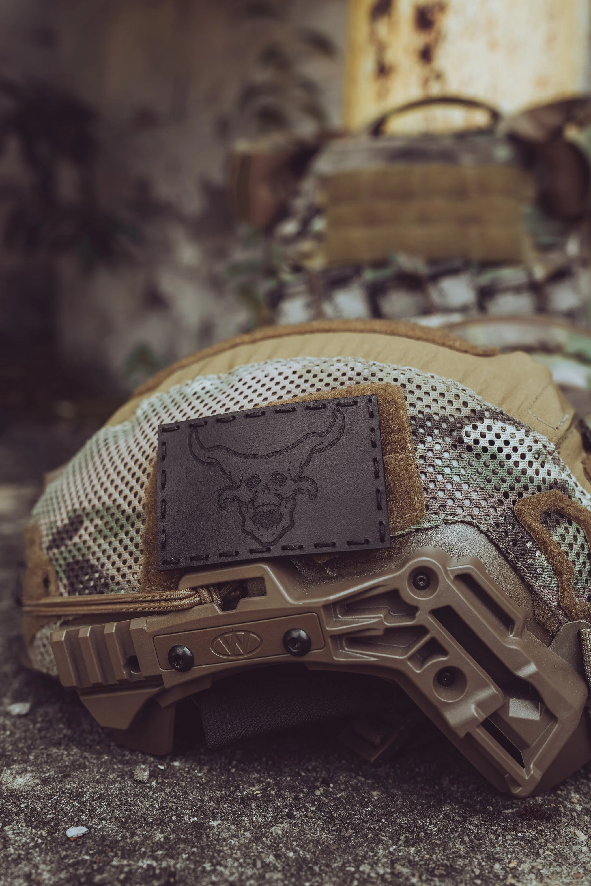 OG Demon Head Leather Patch - Image 4