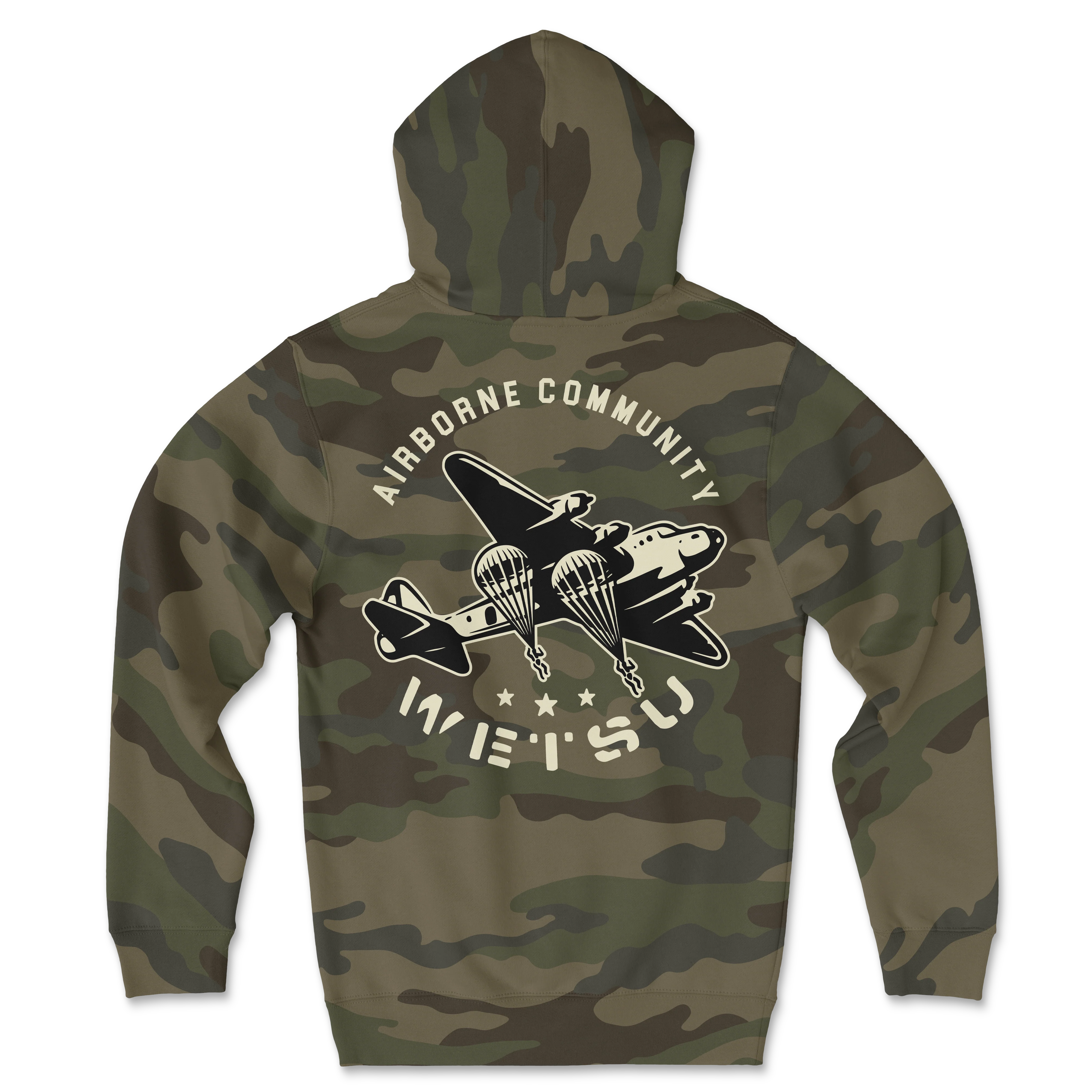 Old School Jumps Camo Hoodie - Image 2