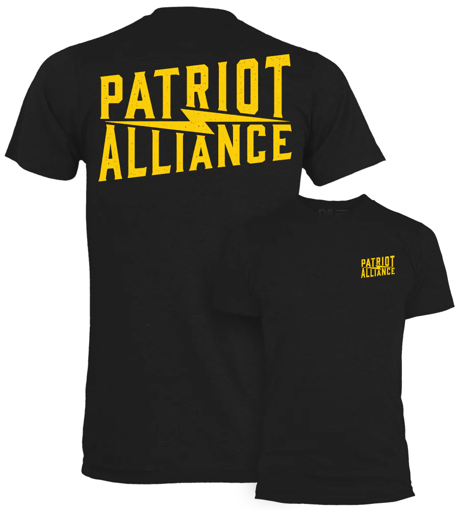 Patriot Alliance Bolt T-Shirt - Black - Image 3