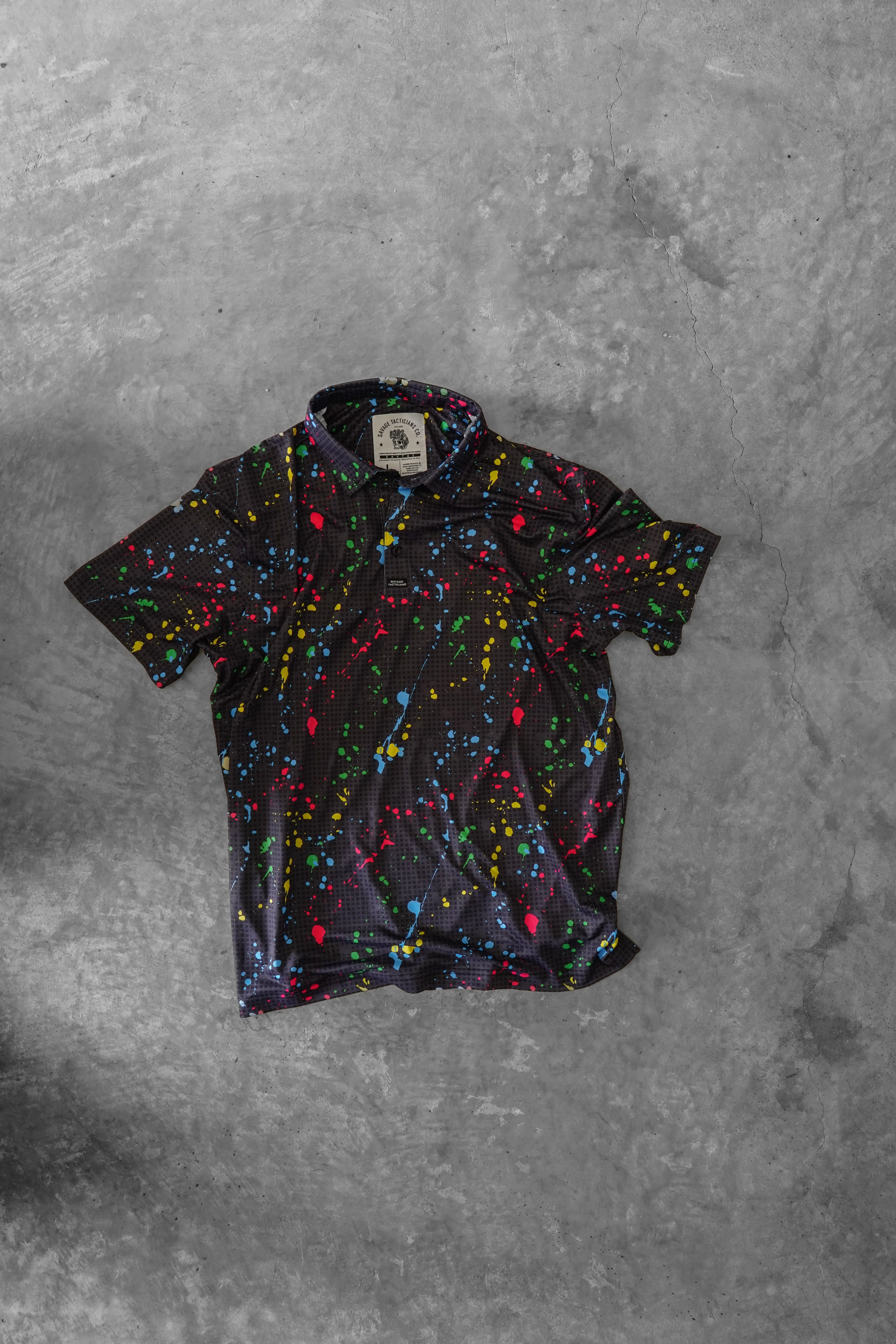 Performance Polo - DNC Splatter - Image 2